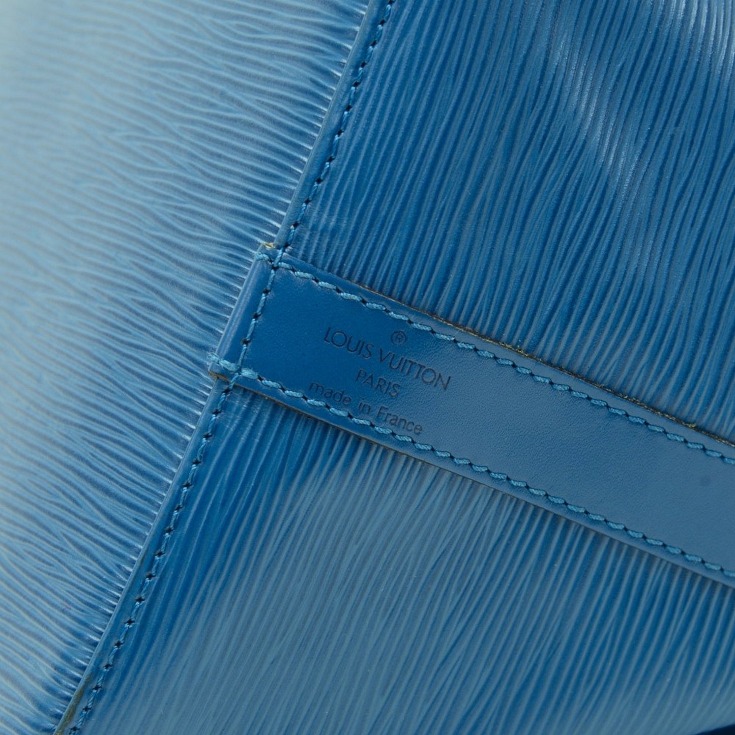 Louis Vuitto Petit Noe Blue Epi Leather Bag