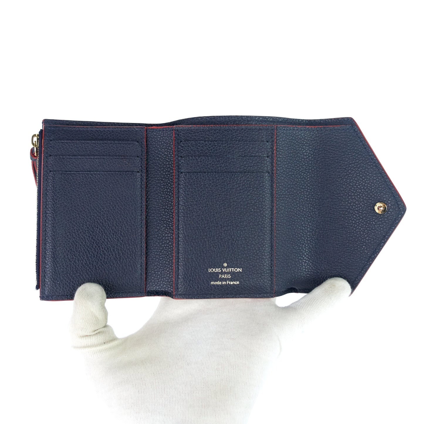 Louis Vuitto Victorine Monogram Empreinte Leather Wallet