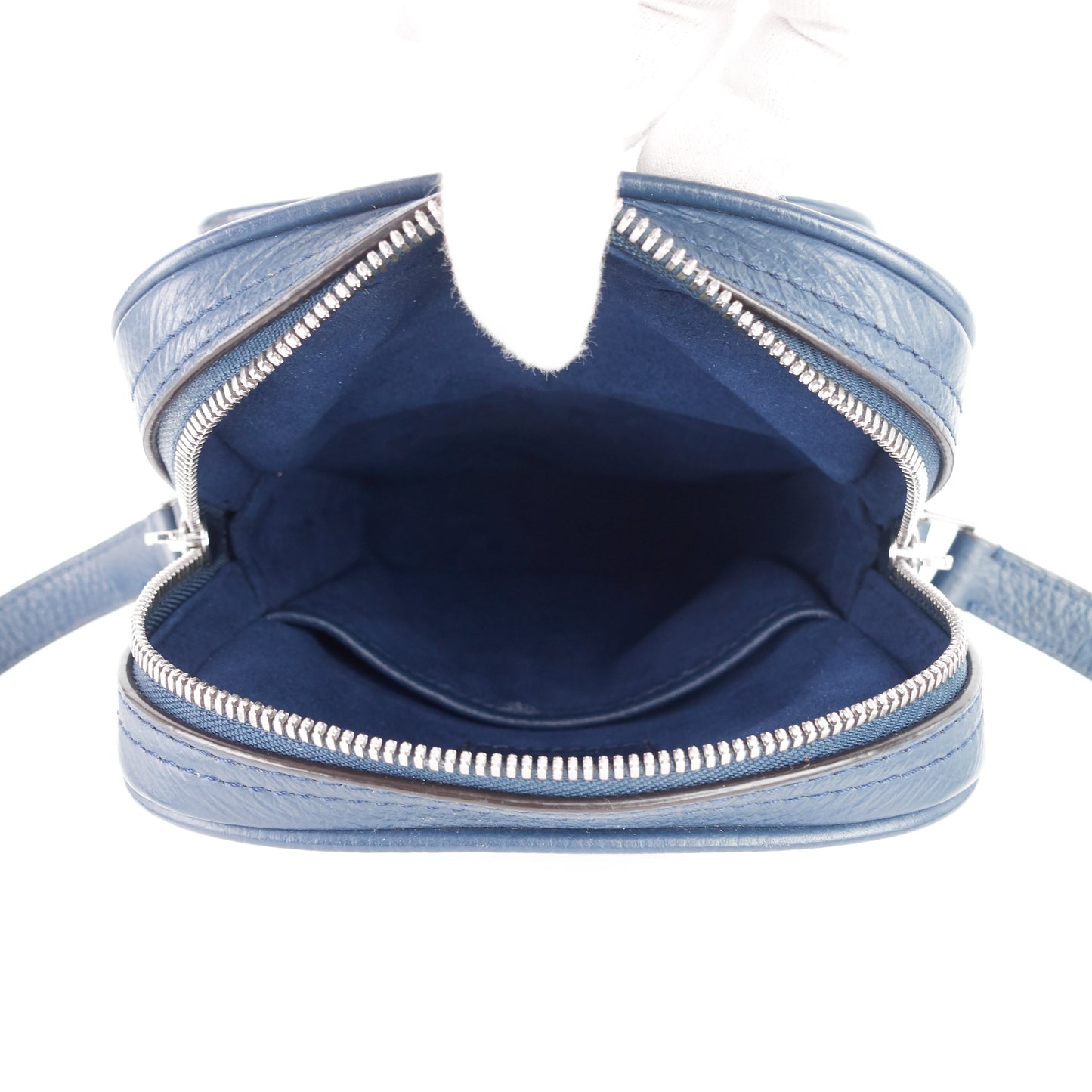 Louis Vuitto Amazone Blue Taurillon Leather Crossbody Bag