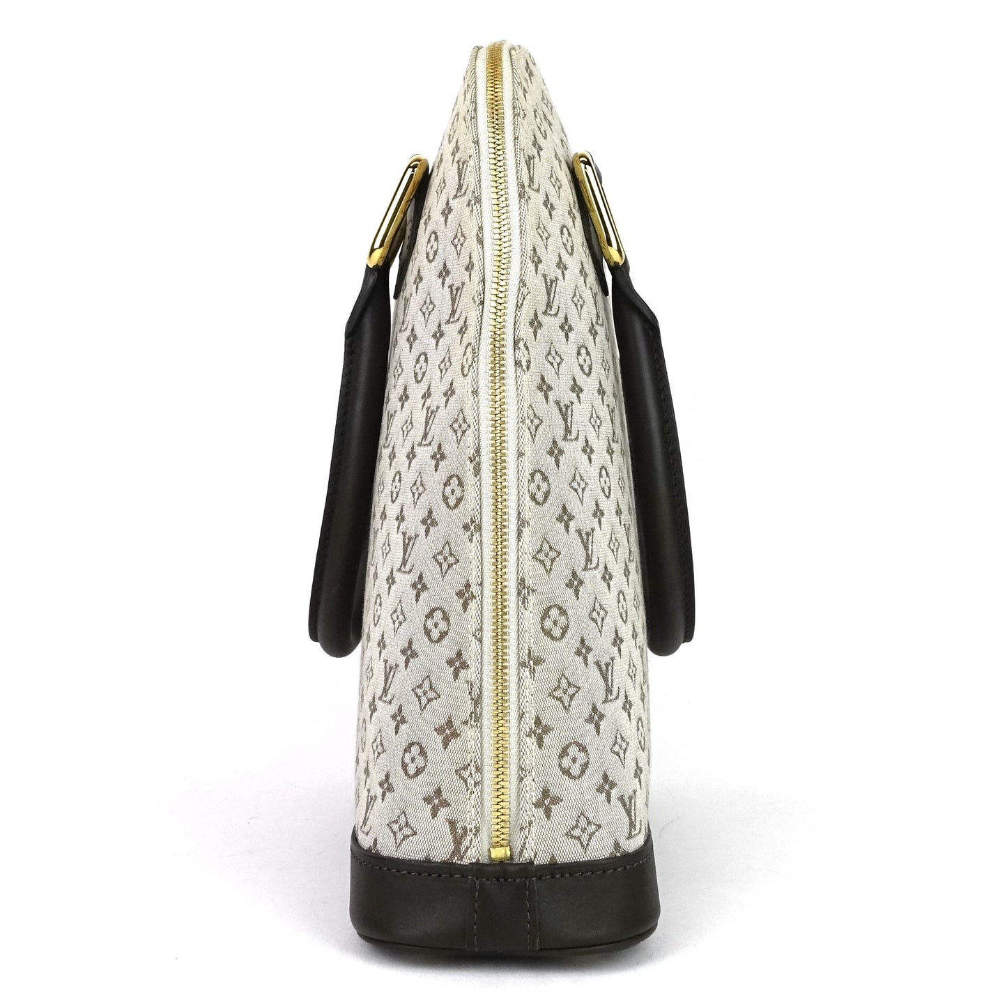 Louis Vuitto Alma Haut Mini Lin Canvas Handbag