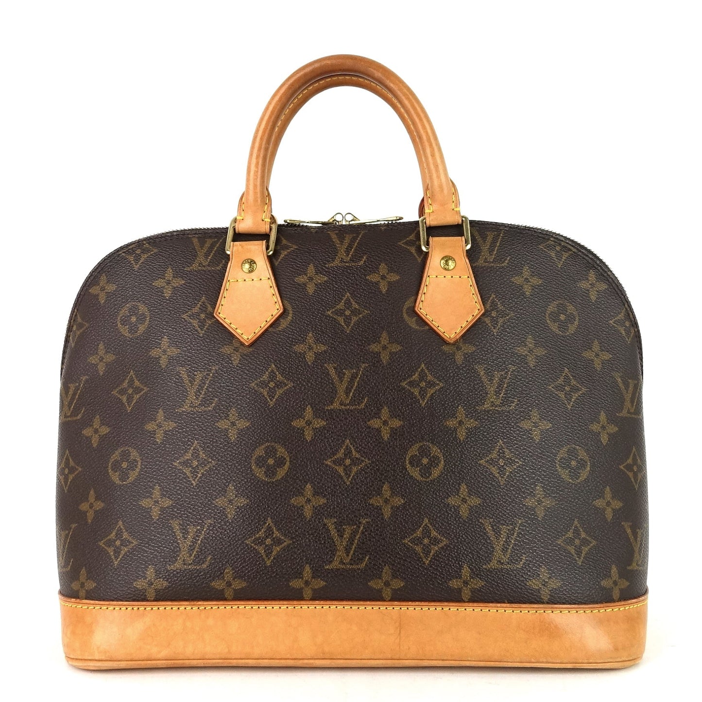 Louis Vuitto Alma Monogram Canvas Handbag with Strap