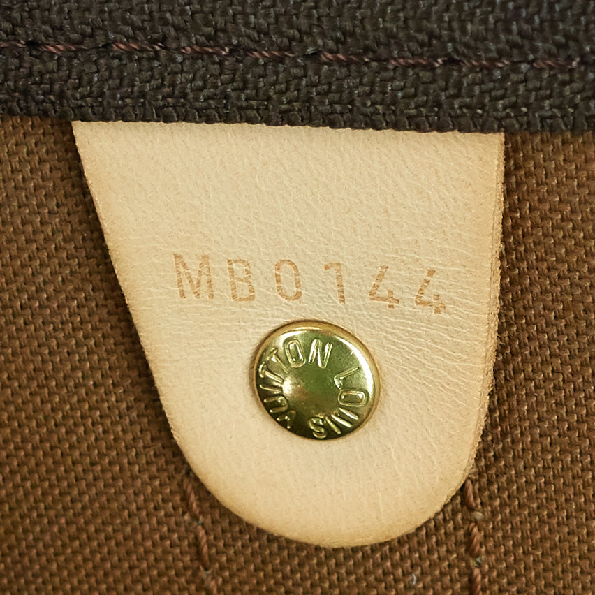 Louis Vuitto Keepall 60 Bandouliere Monogram Canvas Bag