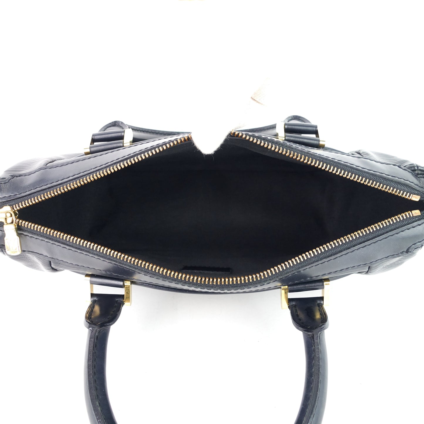 Louis Vuitto Dhanura Black Epi Leather Handbag