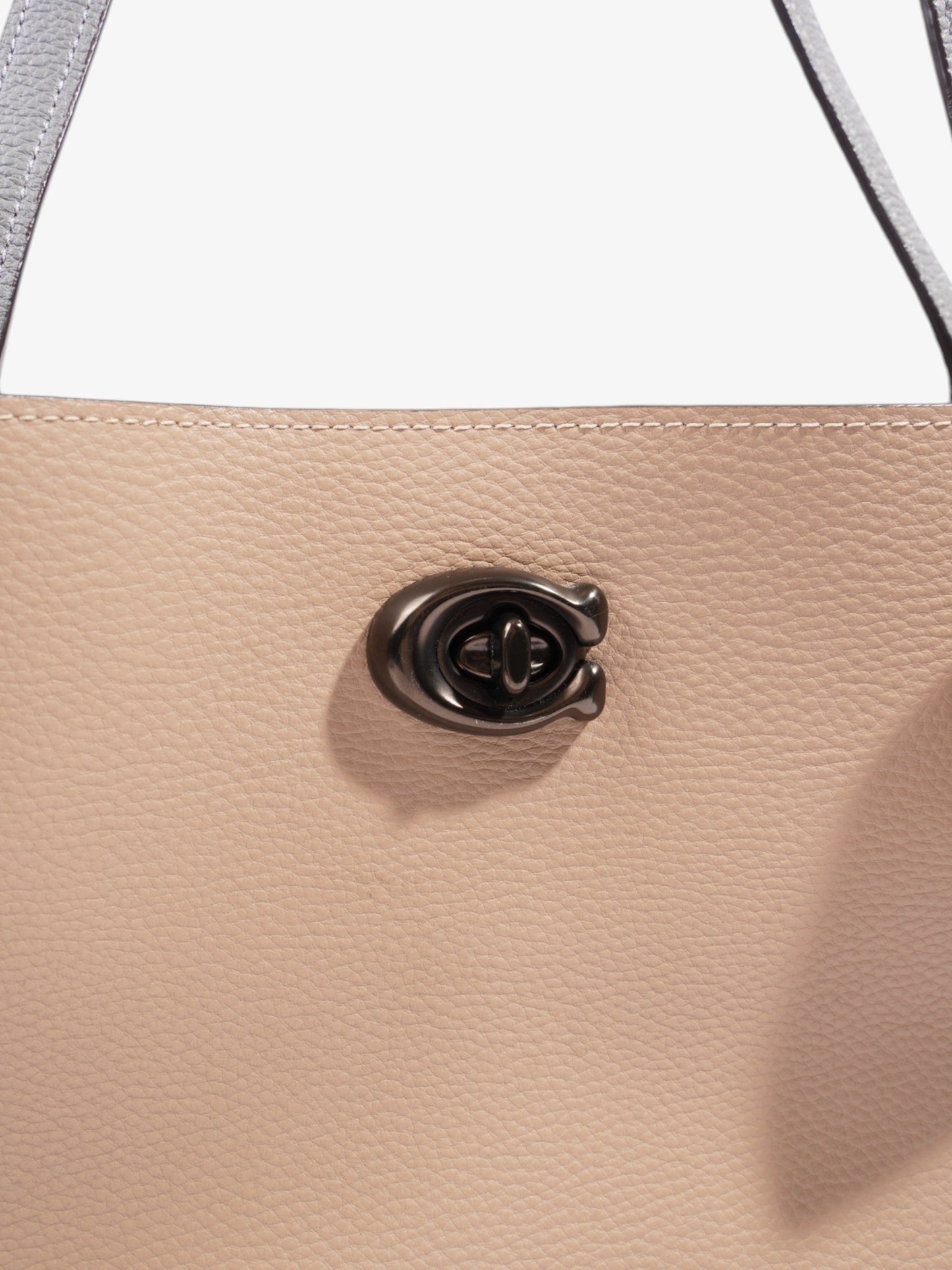 Coach Willow Tote Nude / Grey Leather