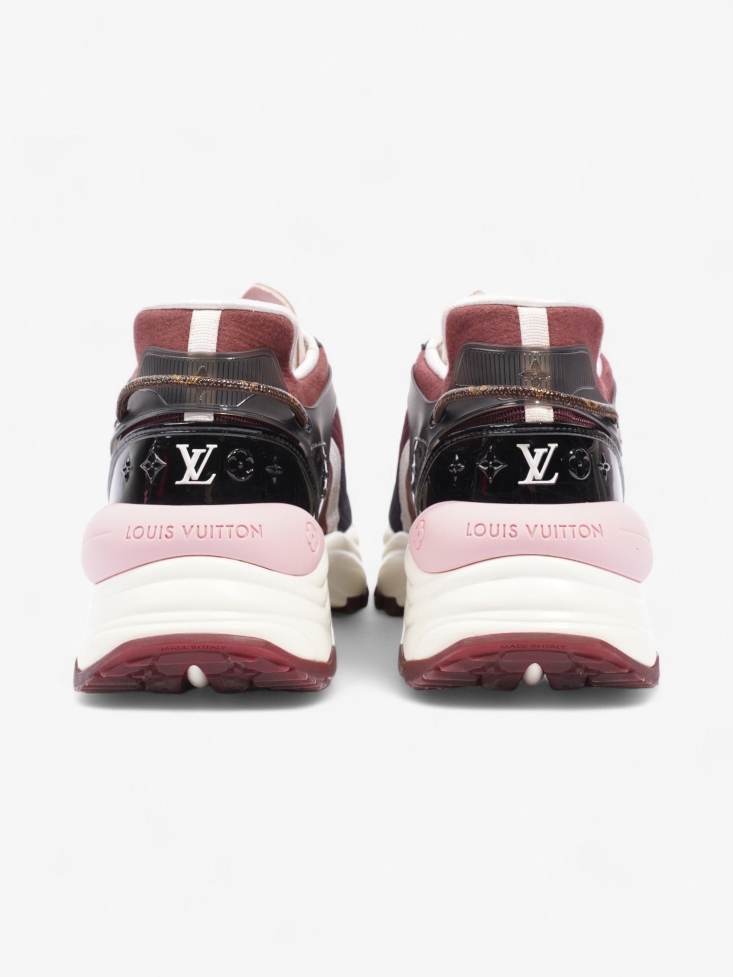 Louis Vuitton Run 55 Burgundy / Pink / Black Mesh EU 39 UK 6