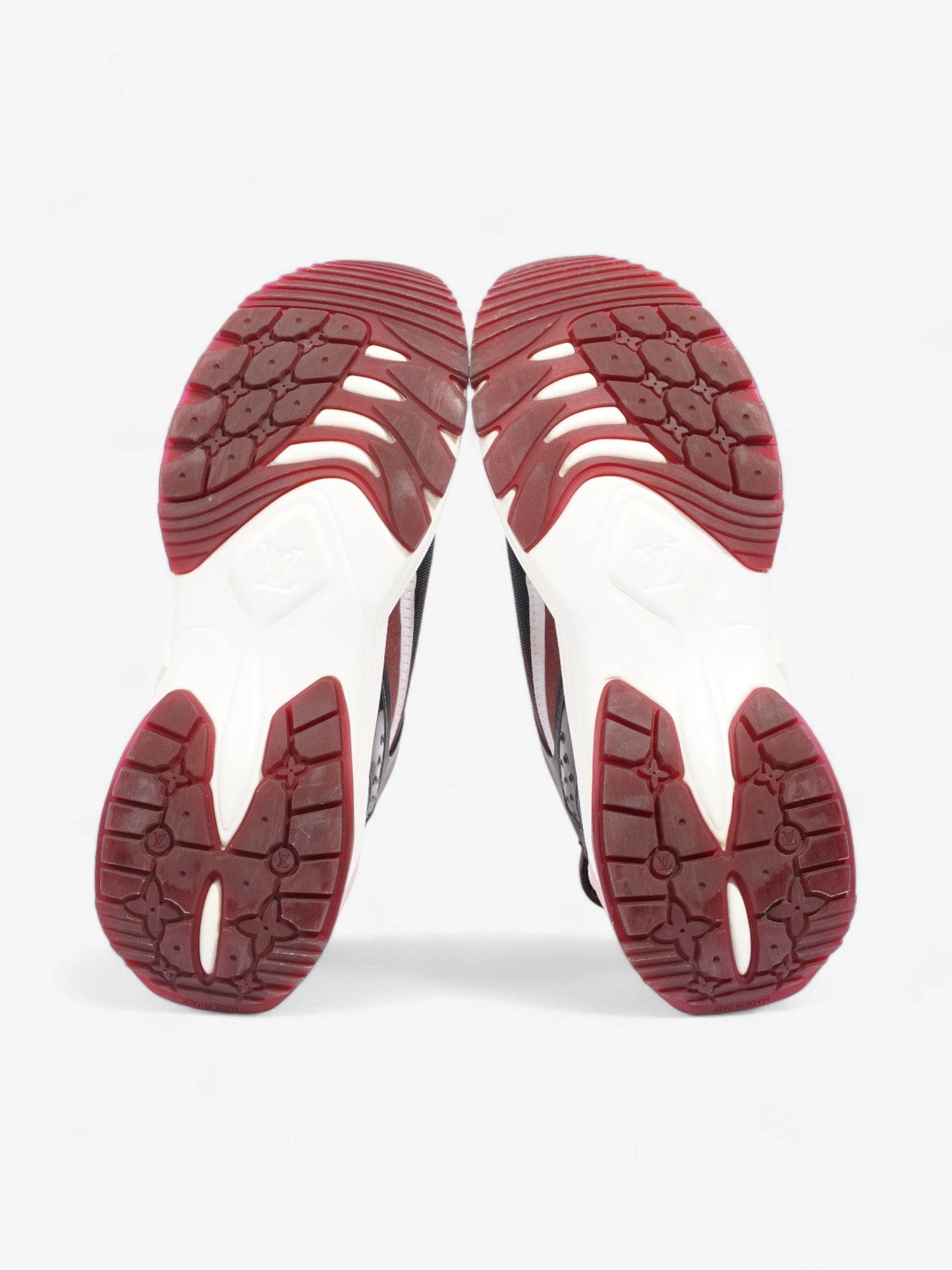 Louis Vuitton Run 55 Burgundy / Pink / Black Mesh EU 39 UK 6