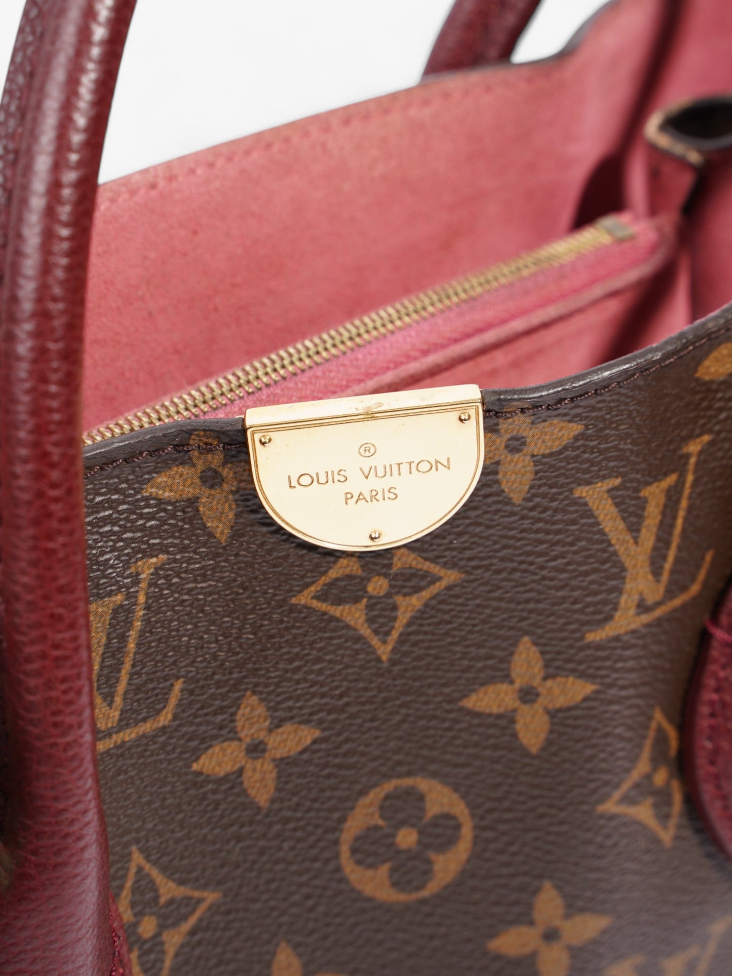 Louis Vuitton Flandrin Monogram / Navy Blue / Mauve Coated Canvas