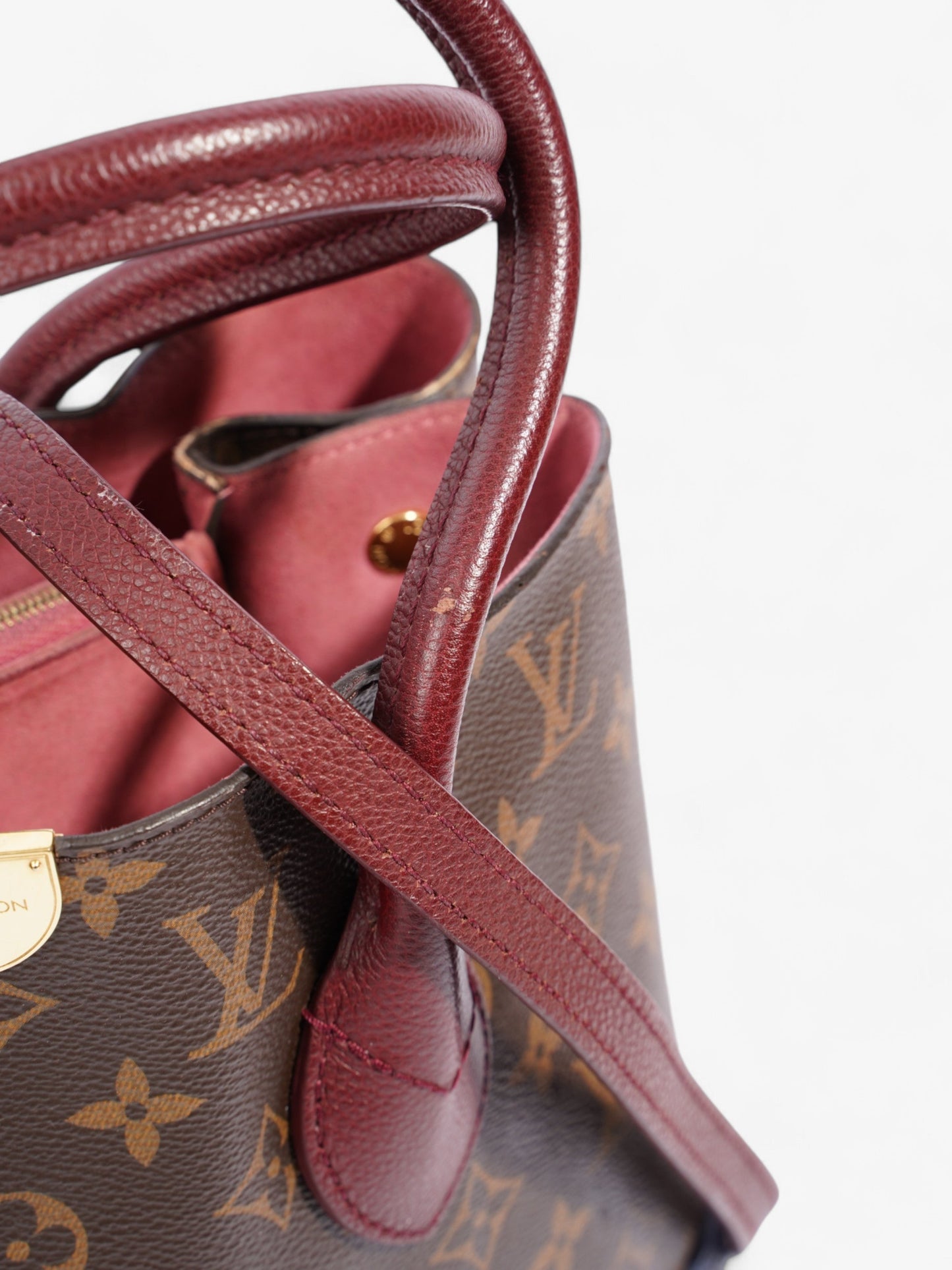 Louis Vuitton Flandrin Monogram / Navy Blue / Mauve Coated Canvas