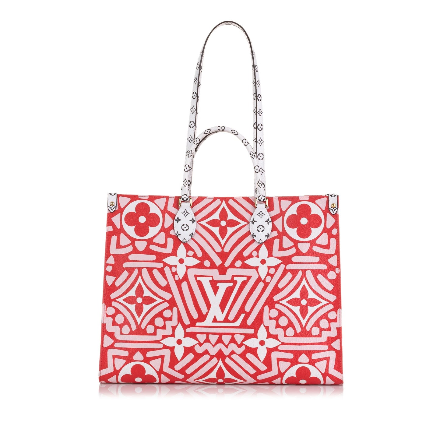 Louis Vuitton Onthego Red Crafty Giant Monogram Canvas