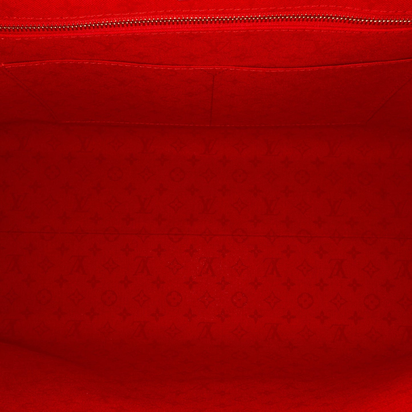 Louis Vuitton Onthego Red Crafty Giant Monogram Canvas