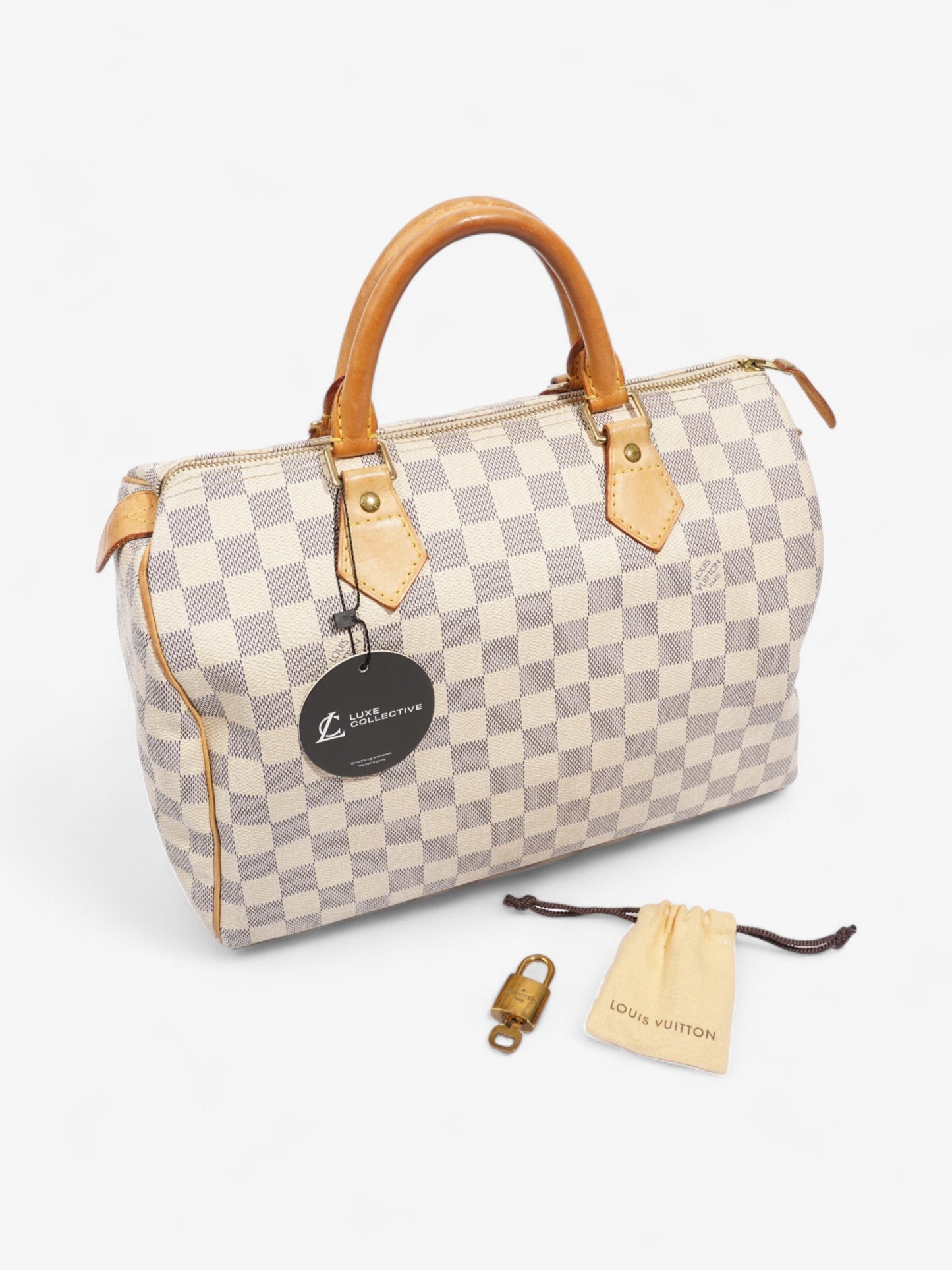 Louis Vuitton Speedy 30 Damier Azur Coated Canvas