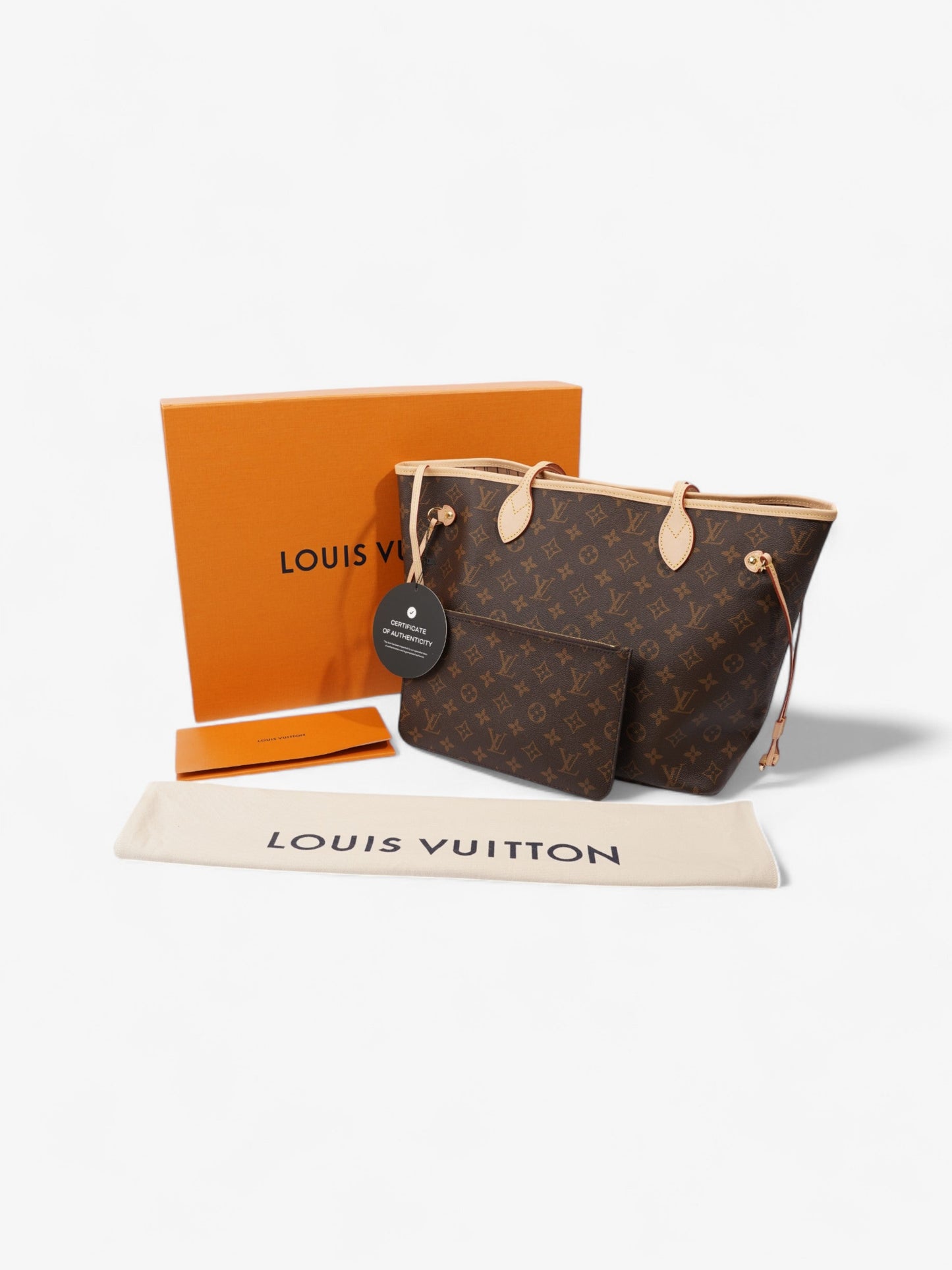 Louis Vuitton Neverfull Monogram Coated Canvas MM
