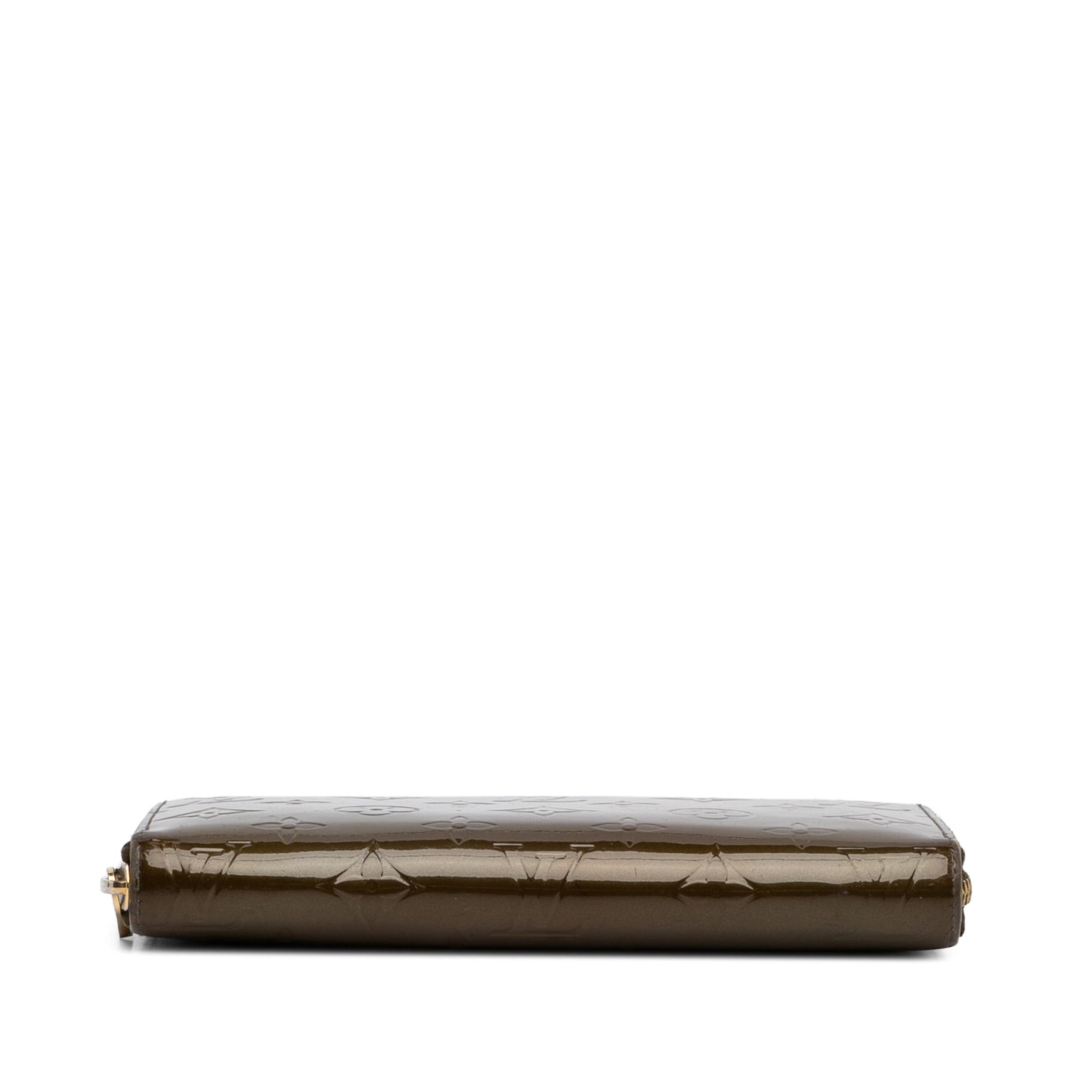 Brown Louis Vuitton Monogram Vernis Zippy Wallet