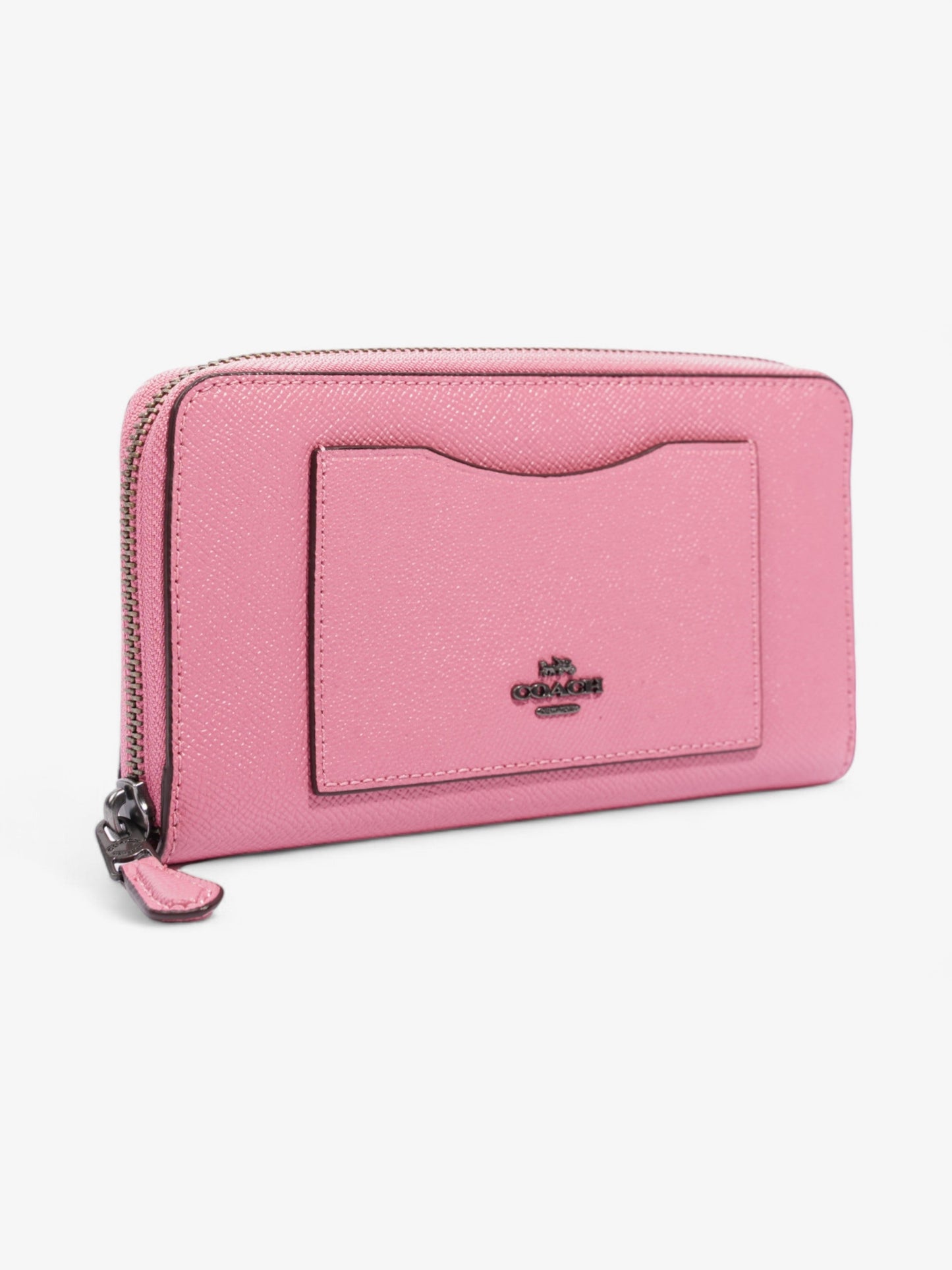 Coach Zip Wallet Pink / Pink Leather