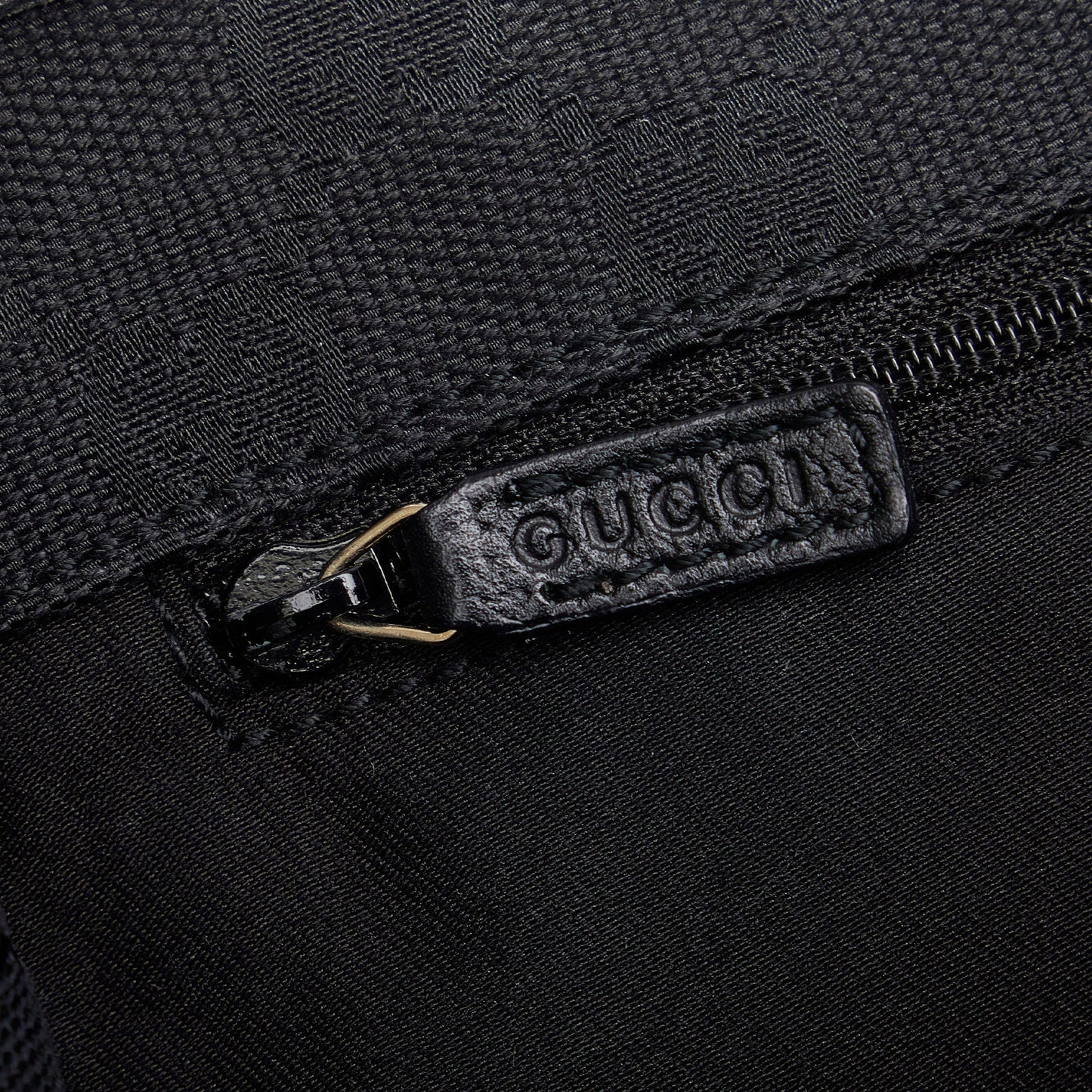 Black Gucci Leather Abbey Tote