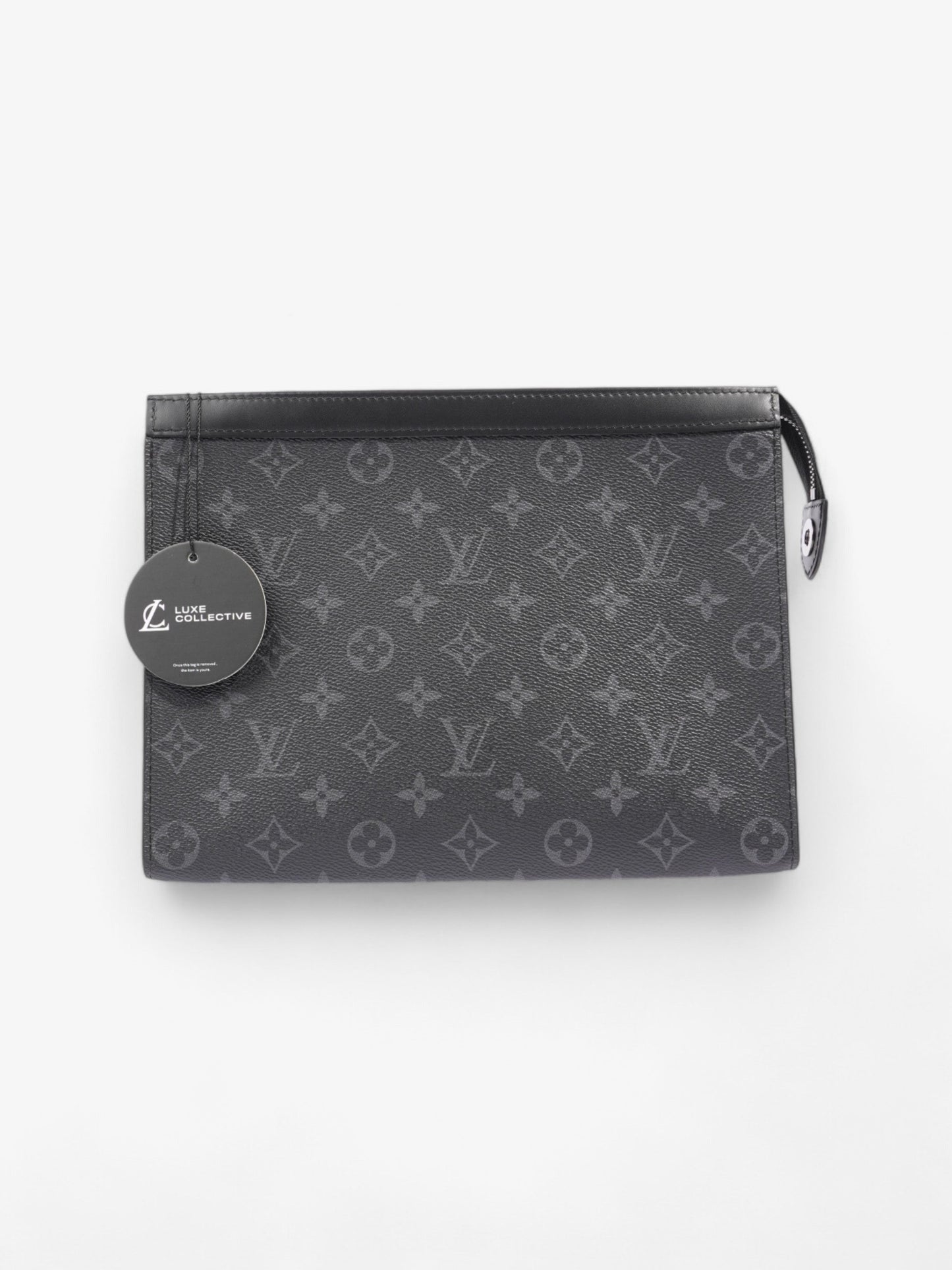 Louis Vuitton Pochette Voyage Monogram Eclipse Coated Canvas MM
