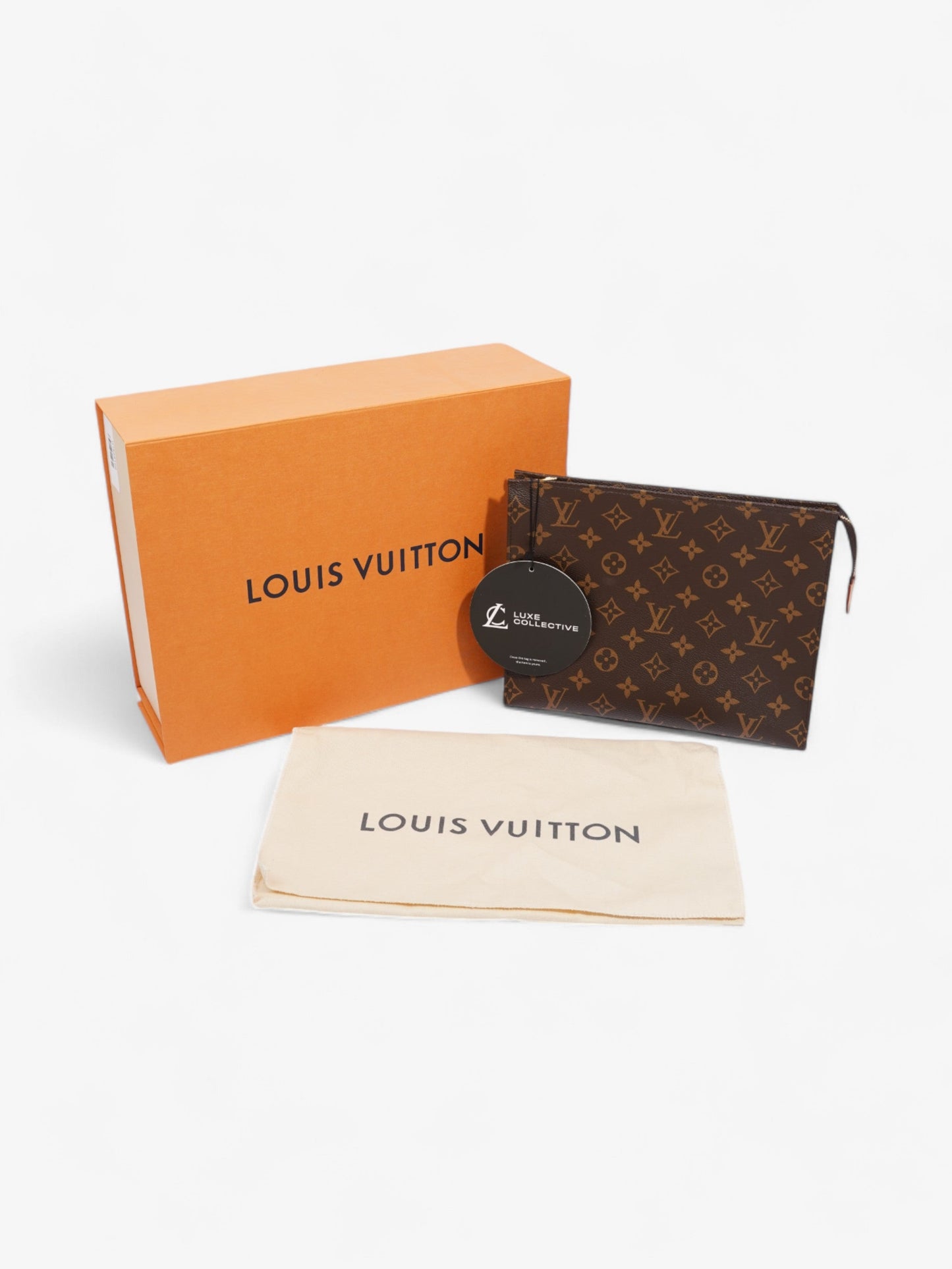 Louis Vuitton Toiletry Pouch Monogram Coated Canvas 26