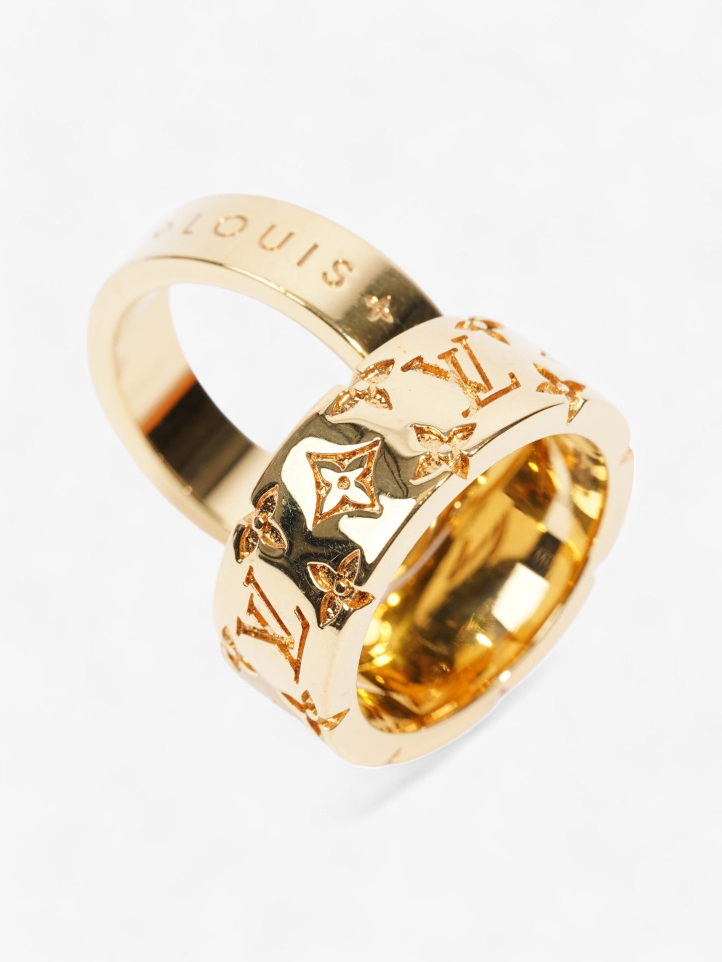 Louis Vuitton Mosaic Ring Set Gold Base Metal Medium (60mm)
