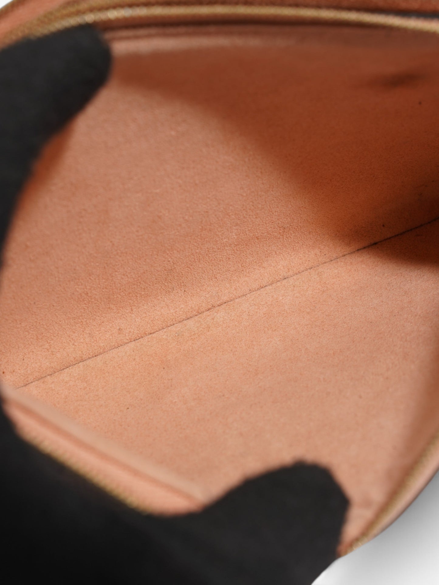Louis Vuitton Double Zip Pochette Monogram / Pink Coated Canvas