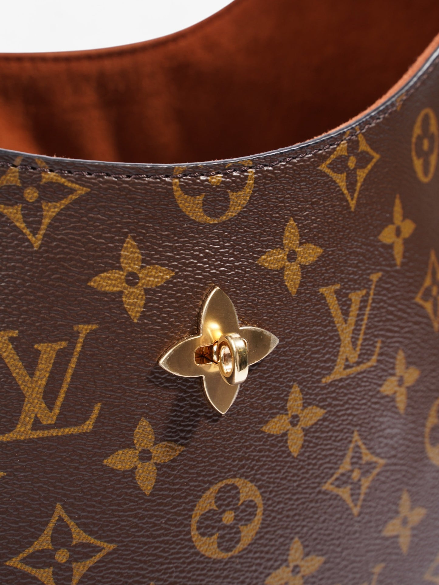 Louis Vuitton Flower Hobo Monogram Coated Canvas