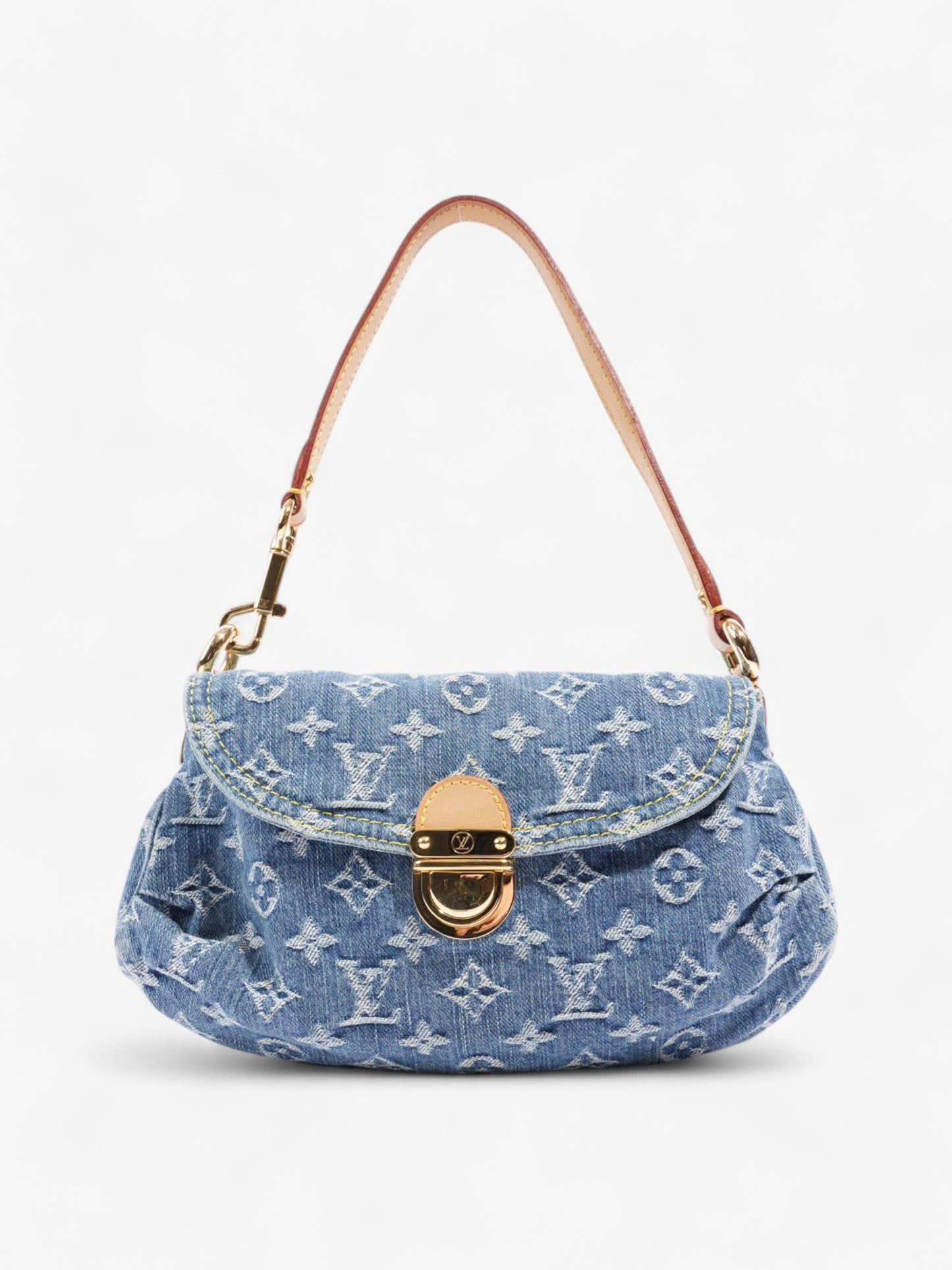Louis Vuitton Pleaty Blue Denim