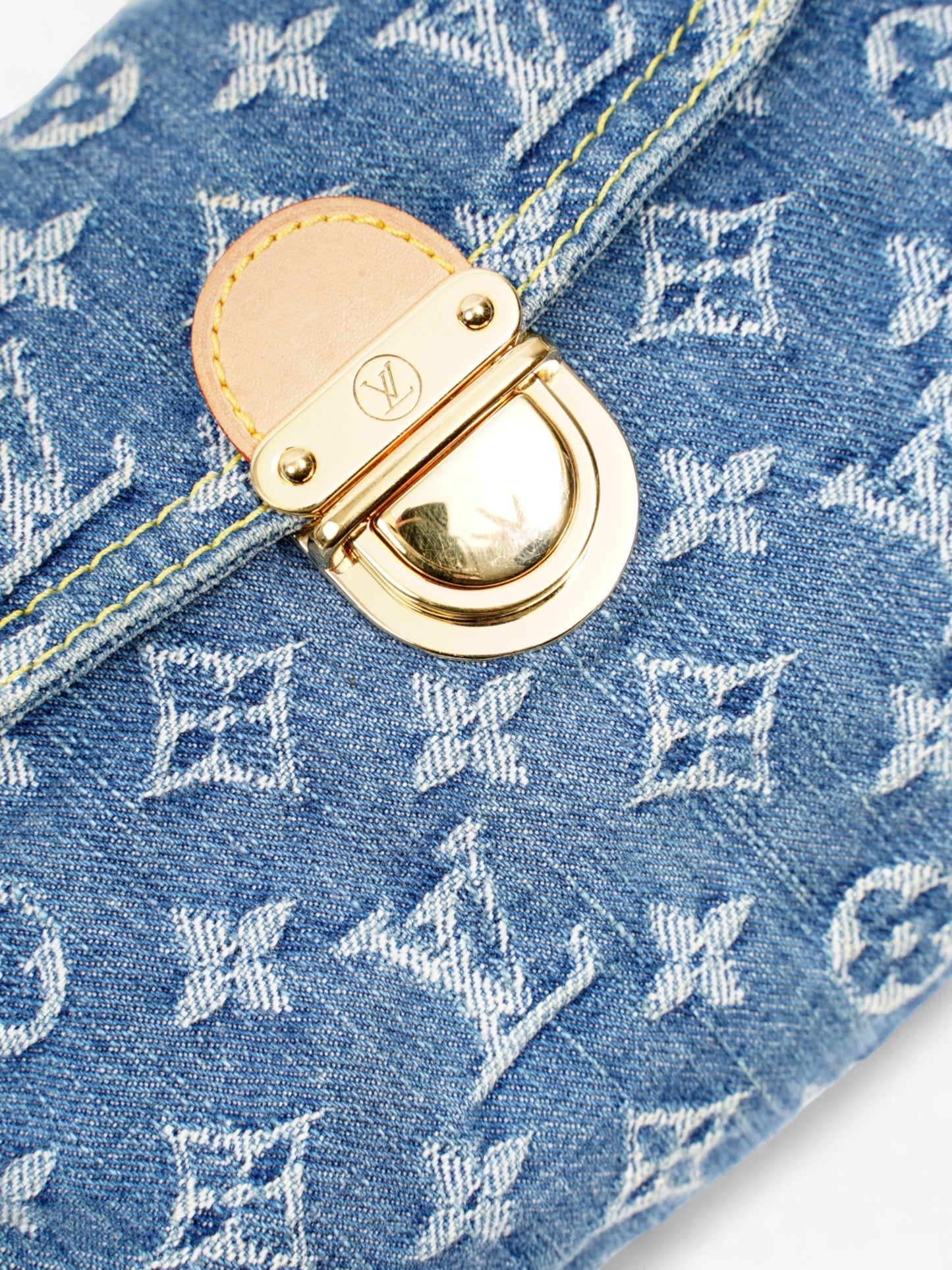 Louis Vuitton Pleaty Blue Denim