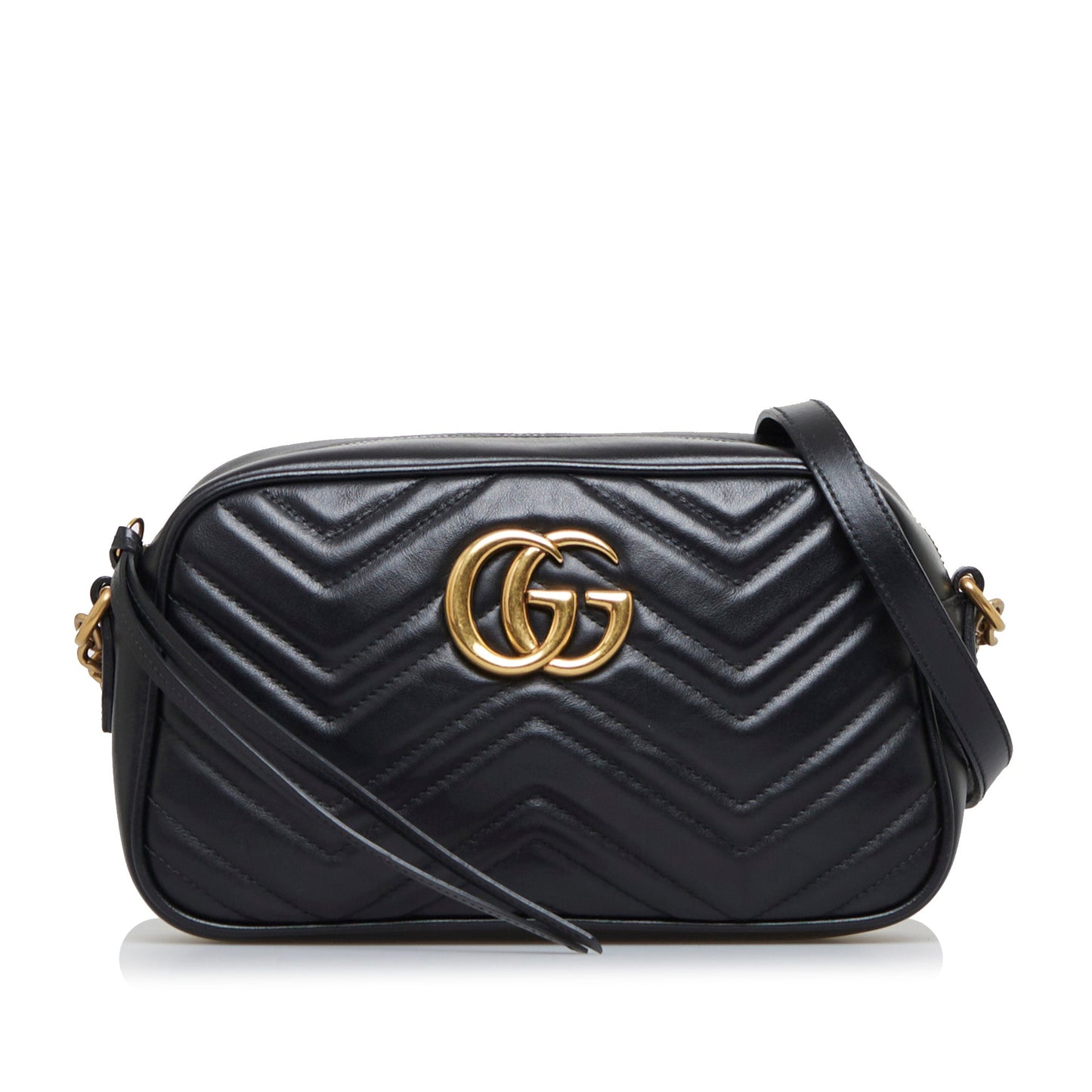 Gucci GG Marmont Small Black MatelassÃƒÆ’Ã‚Â©