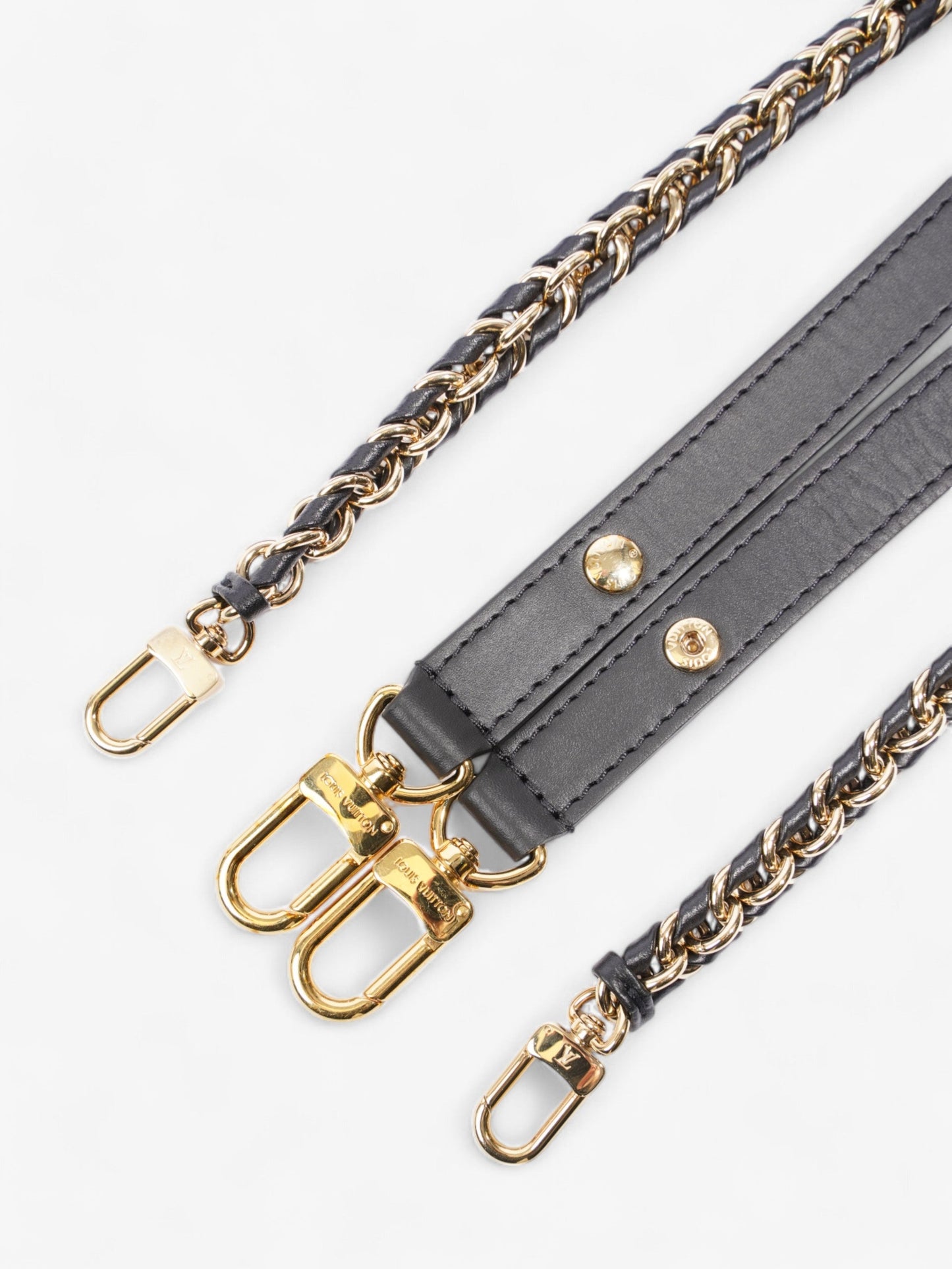 Louis Vuitton Multi Pochette Accessoires Bag Black Empreinte Leather Mini