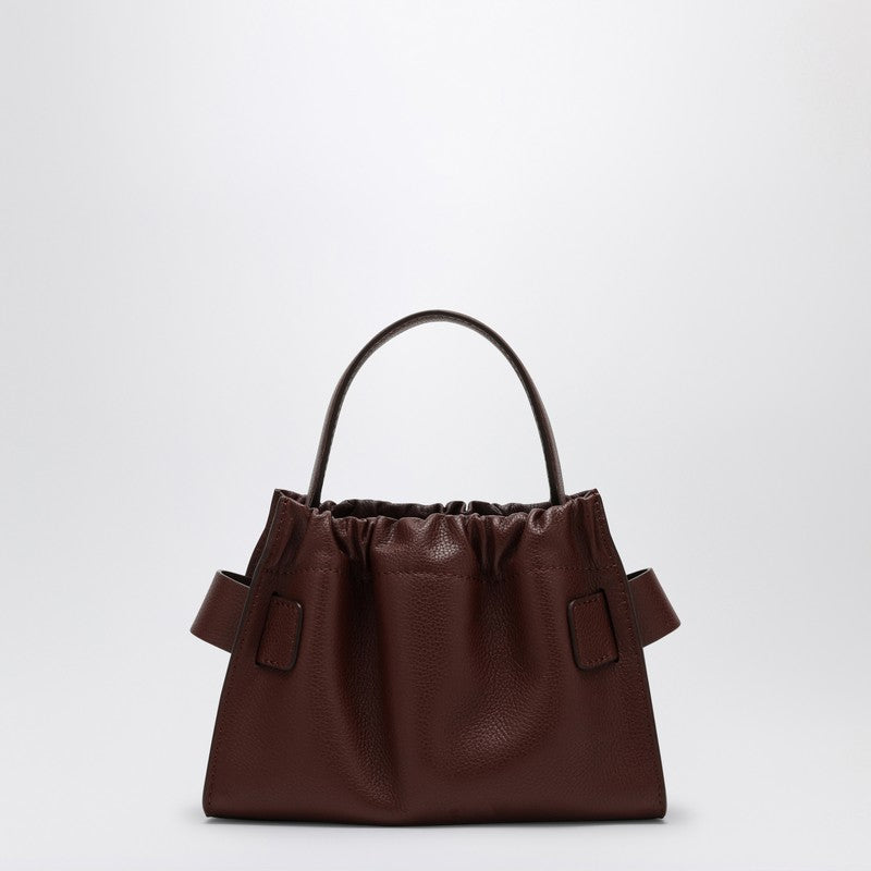 Boyy Square Scrunchy Soft Brown Leather Bag Women