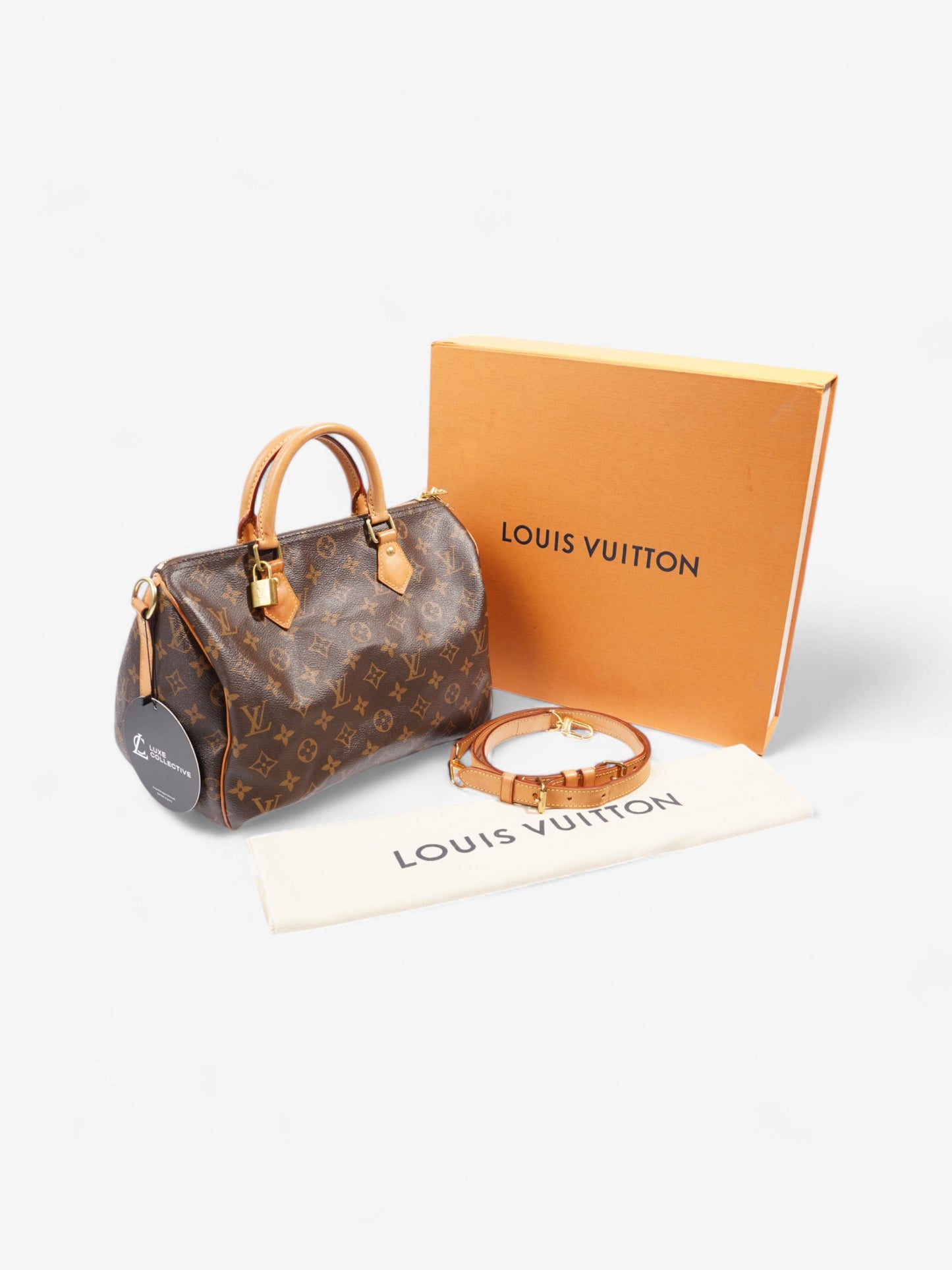 Louis Vuitton Speedy Bandouli猫re Monogram Canvas 30