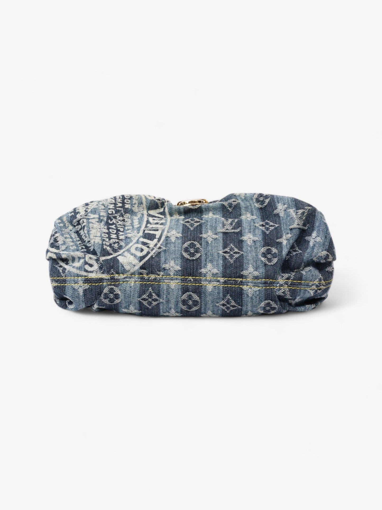 Louis Vuitton Pleaty Raye Monogram Denim Denim Mini