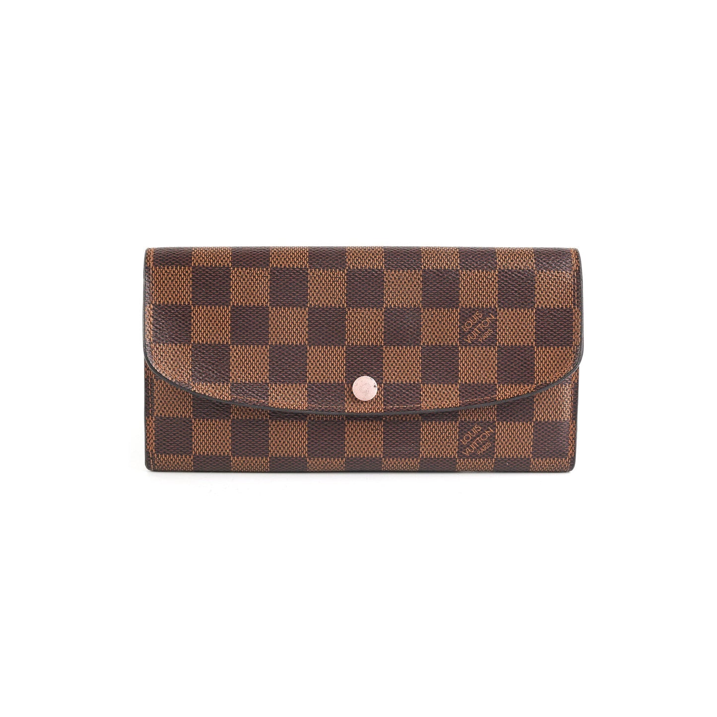 Louis Vuitton Emilie Long Wallet Damier Ebene