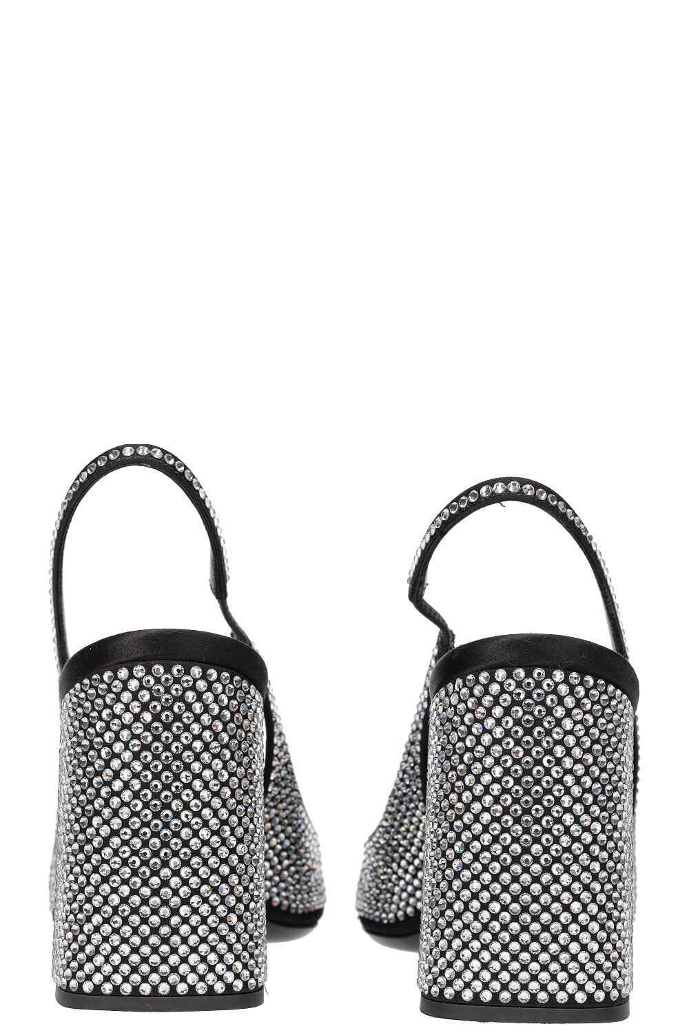 PRADA Slingback Heels with Crystals