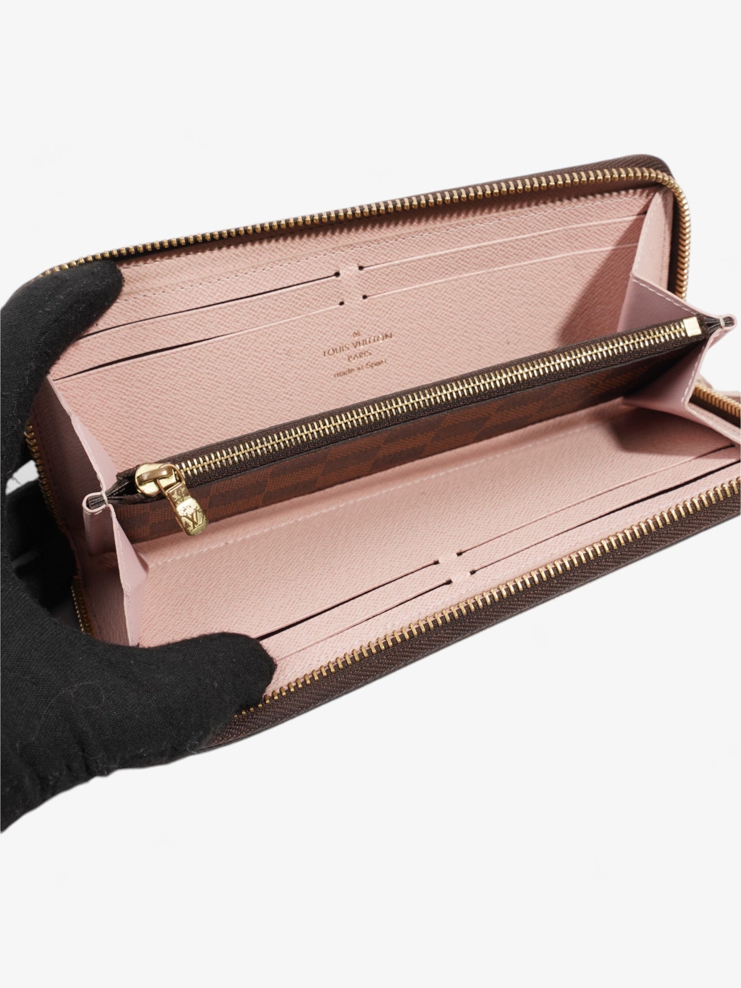 Louis Vuitton Clemence Damier Ebene Coated Canvas