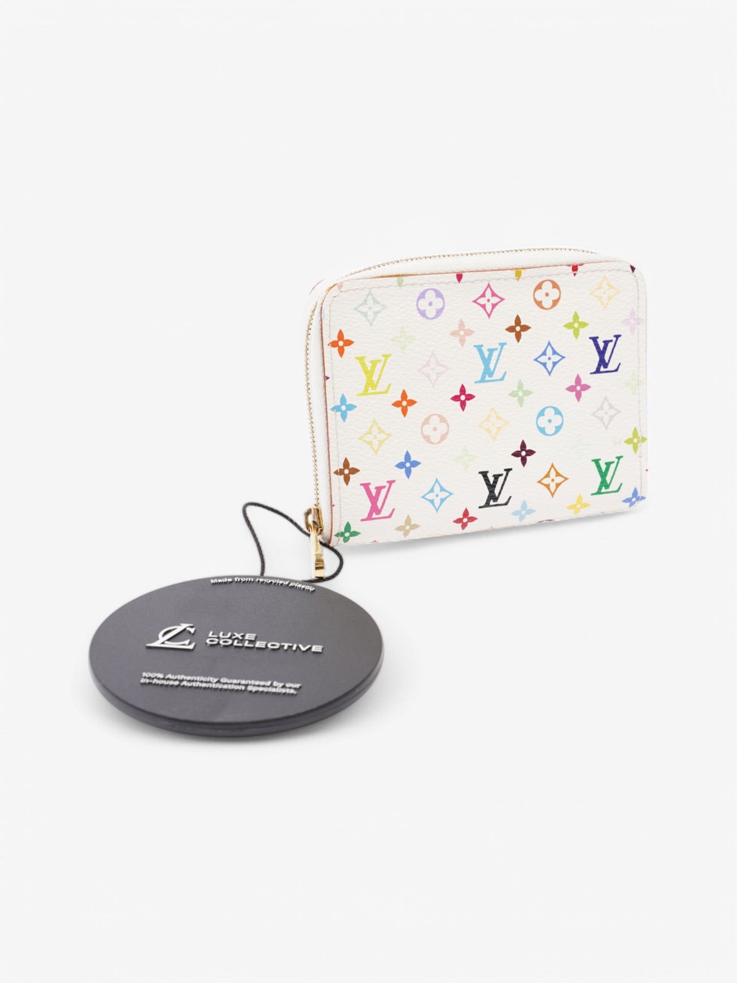 Louis Vuitton Coin Purse Monogram Multicolour / White Coated Canvas