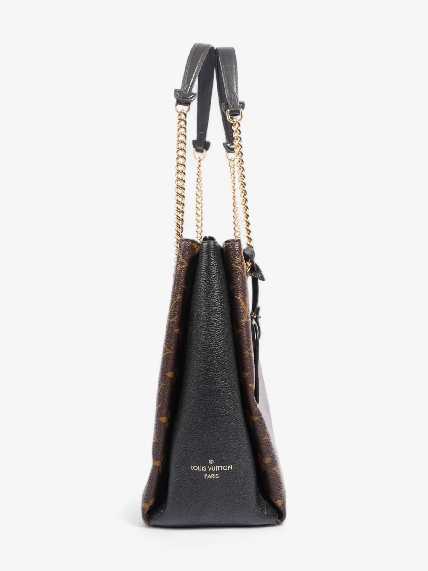 Louis Vuitton Serene Monogram / Black Coated Canvas MM