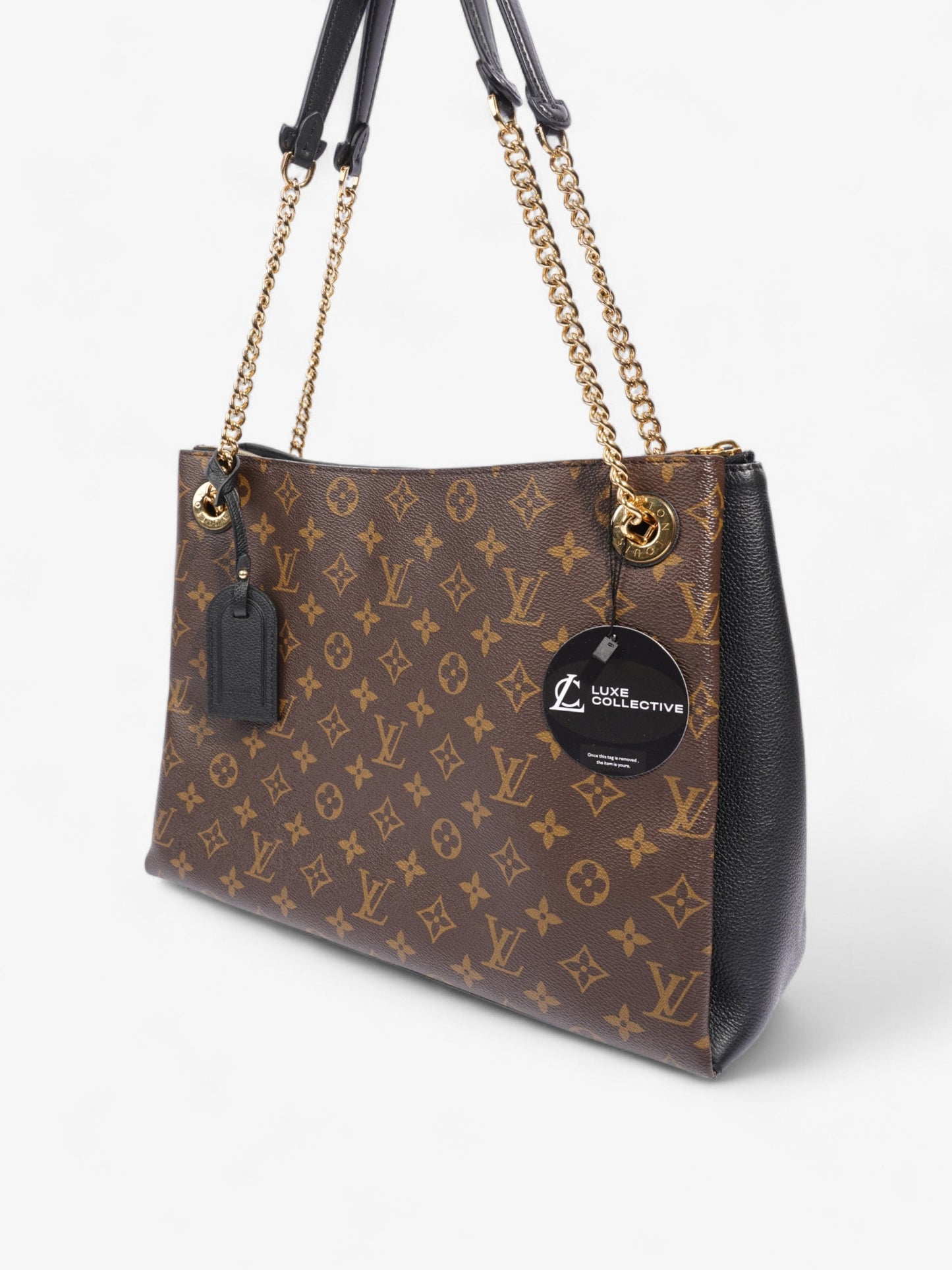 Louis Vuitton Serene Monogram / Black Coated Canvas MM