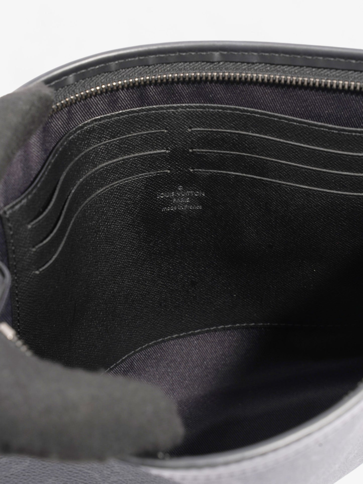 Louis Vuitton Pochette Voyage Monogram Eclipse Coated Canvas MM