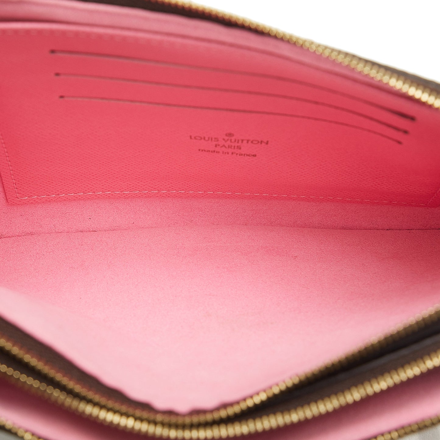 Brown Louis Vuitton Monogram Double Zip Pochette Illustre Vivienne Shanghai Clutch Bag