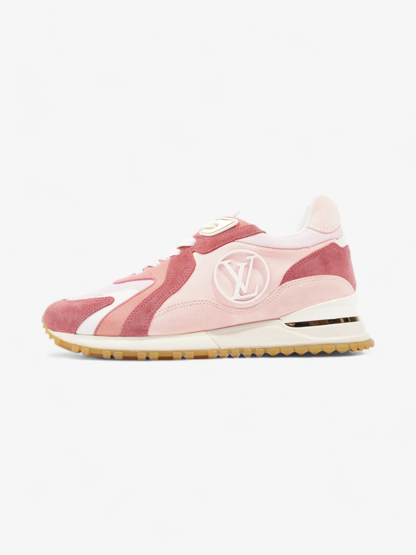 Louis Vuitton Run Away Pink / White Suede EU 38 UK 5