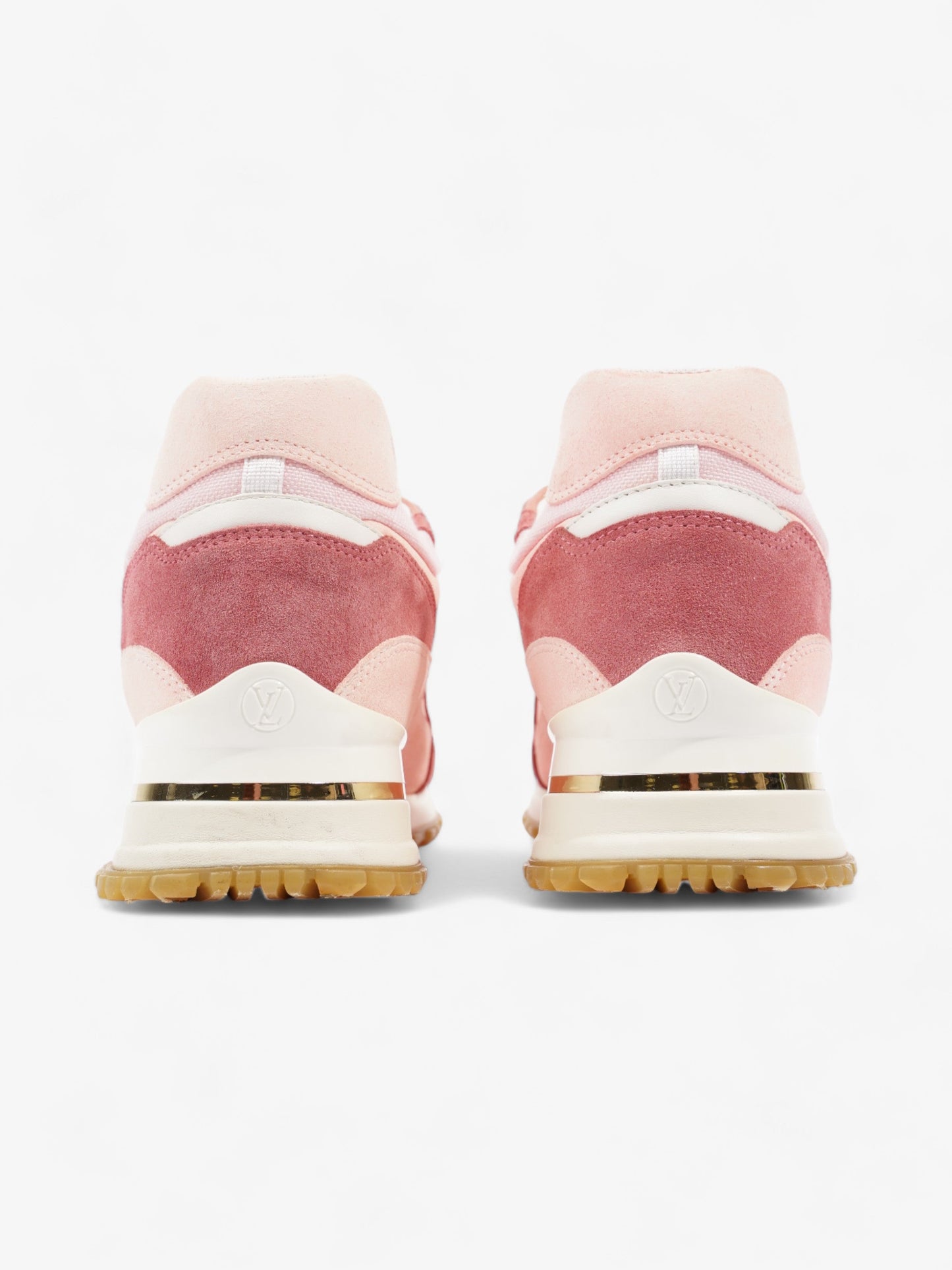 Louis Vuitton Run Away Pink / White Suede EU 38 UK 5