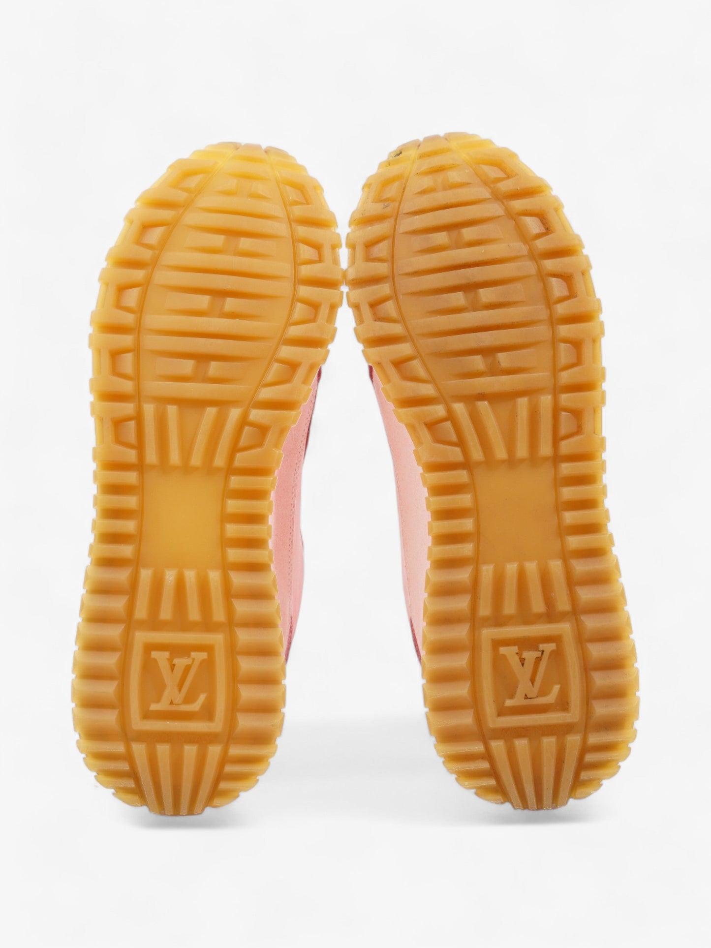 Louis Vuitton Run Away Pink / White Suede EU 38 UK 5