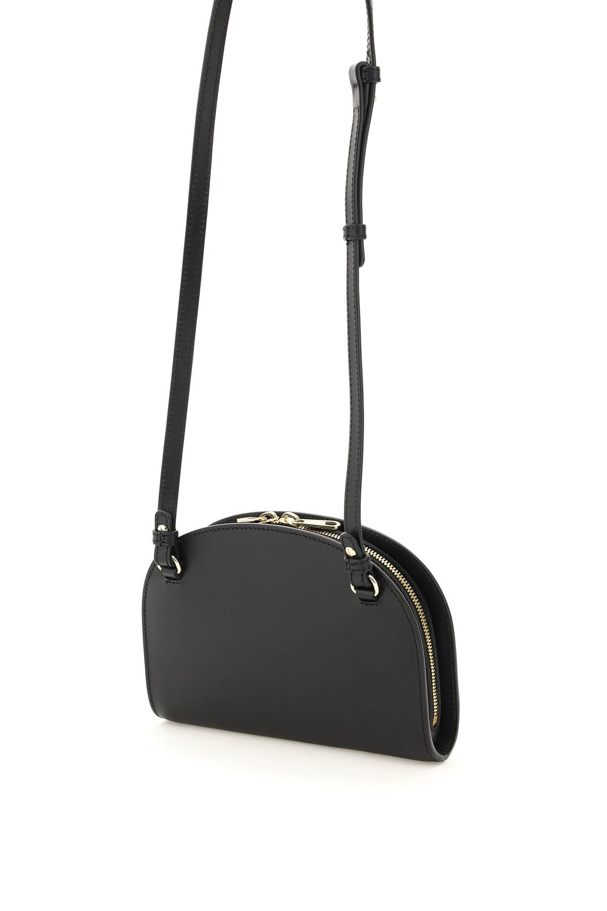 A.P.C. Demi-Lune Leather Clucth Women