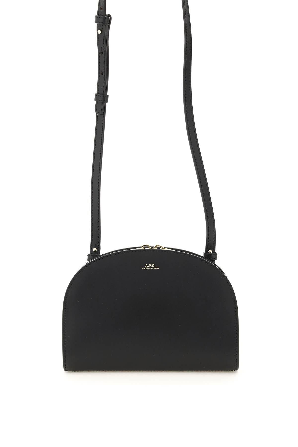 A.P.C. Demi-Lune Leather Clucth Women