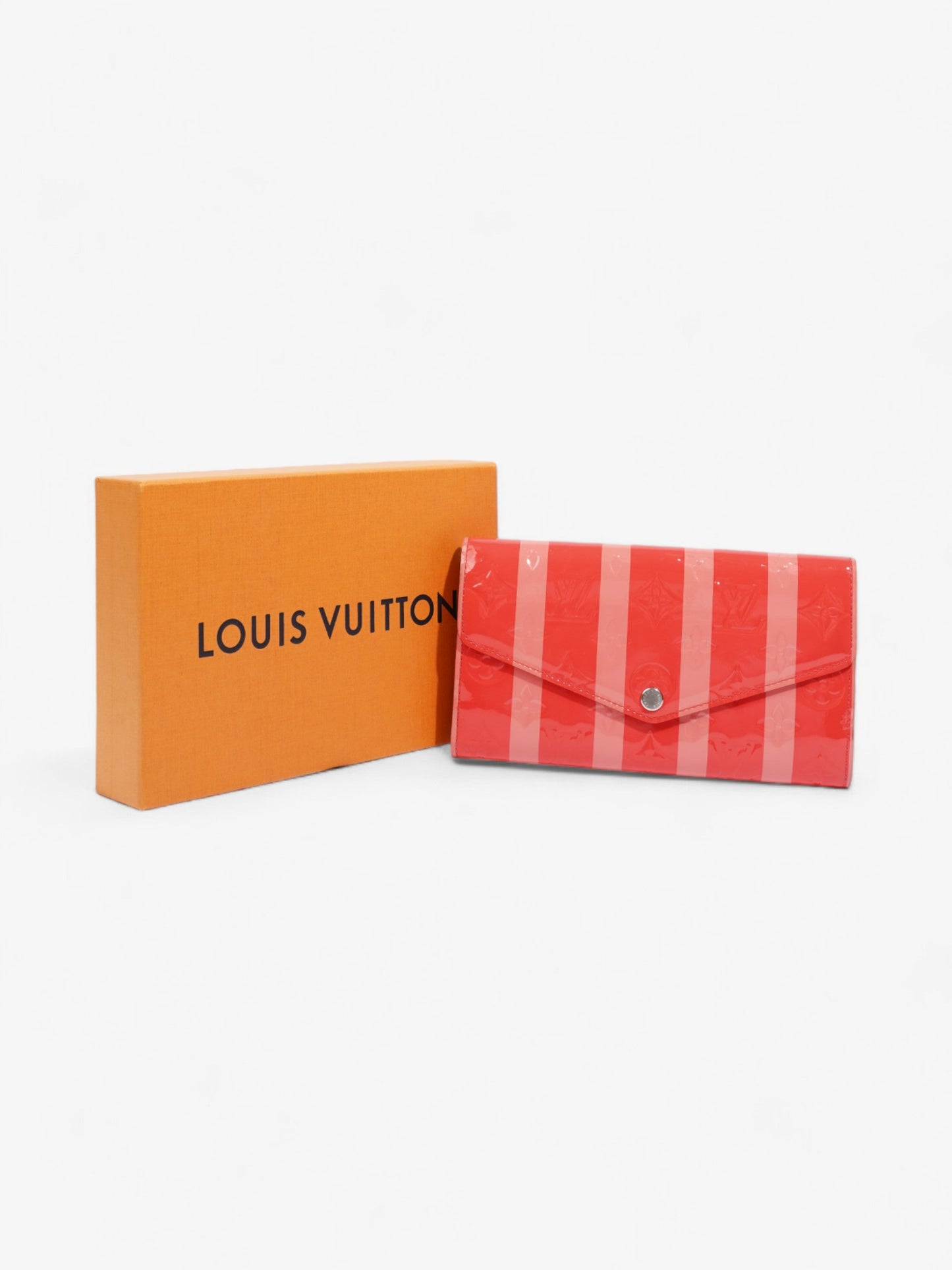 Louis Vuitton Sarah Wallet Pink / Red Patent Leather