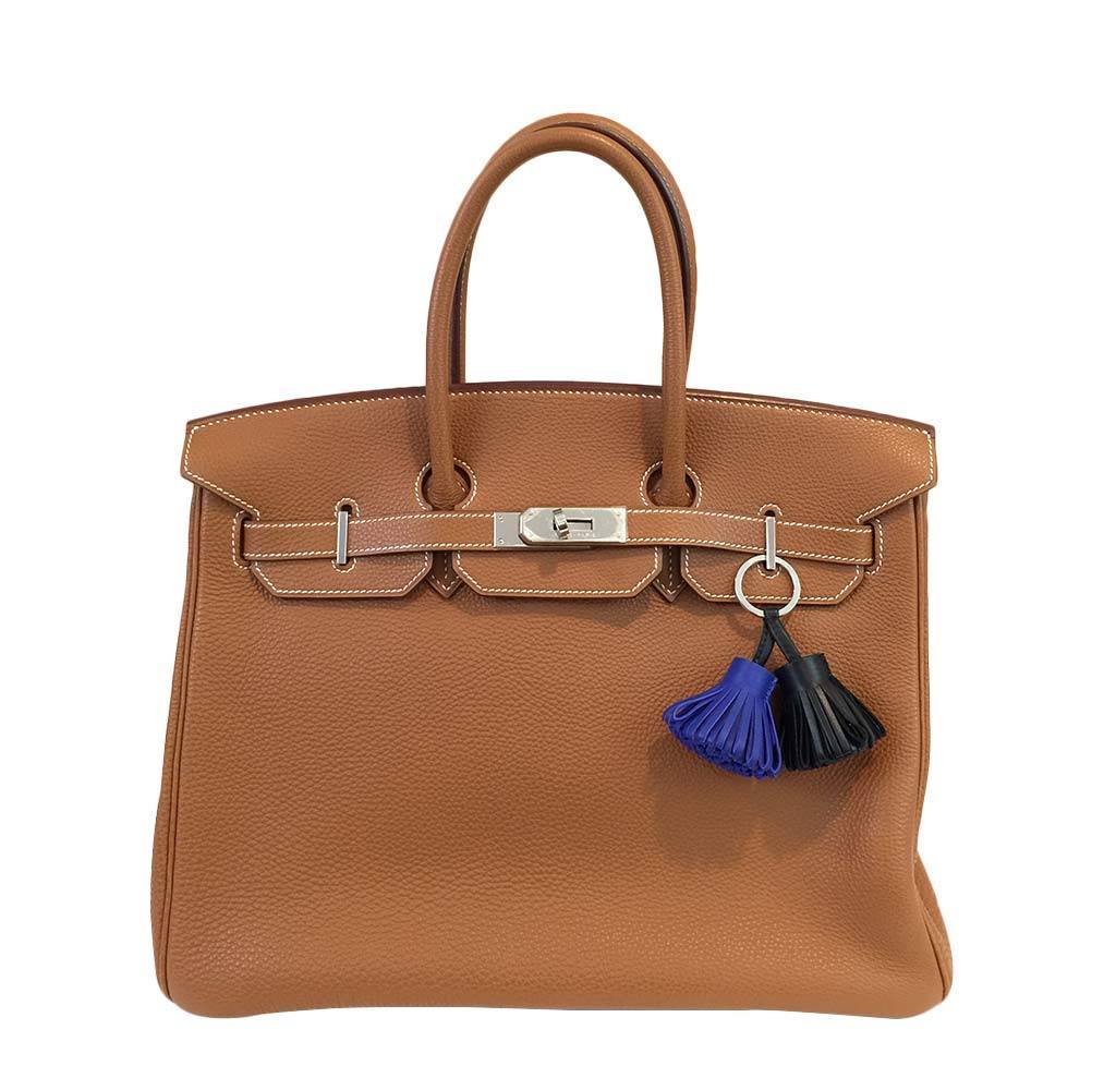 HermÃƒÆ’Ã‚Â¨s Birkin 35 Gold Clemence PHW