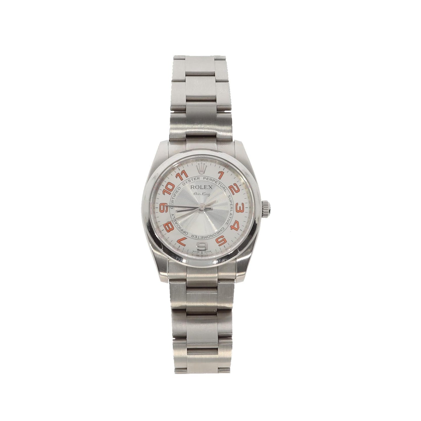 ROLEX Air King Automatic Stainless Steel Mens Watch Oyster Perpetual