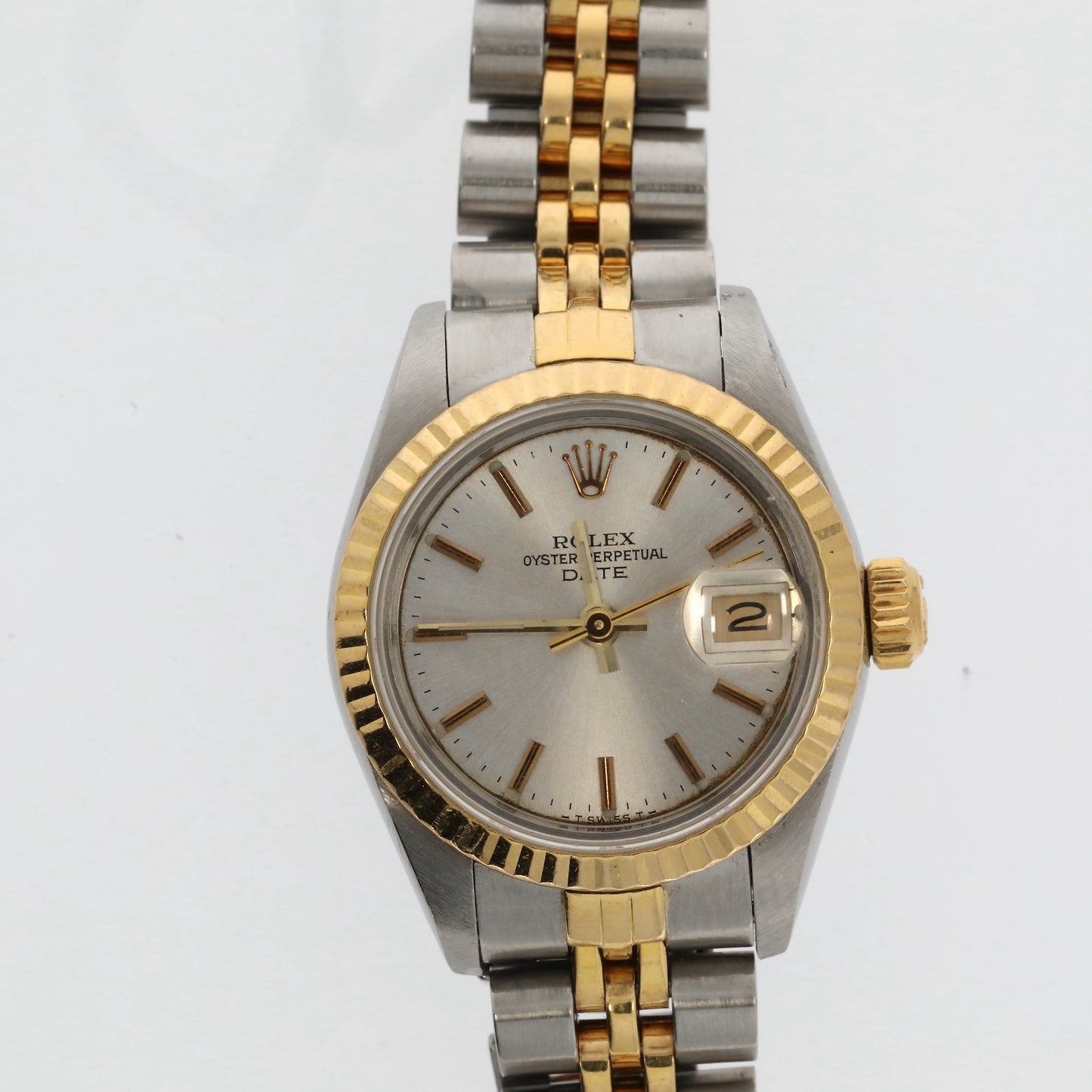 ROLEX Datejust, gold and steel wristwatch, circa 1986