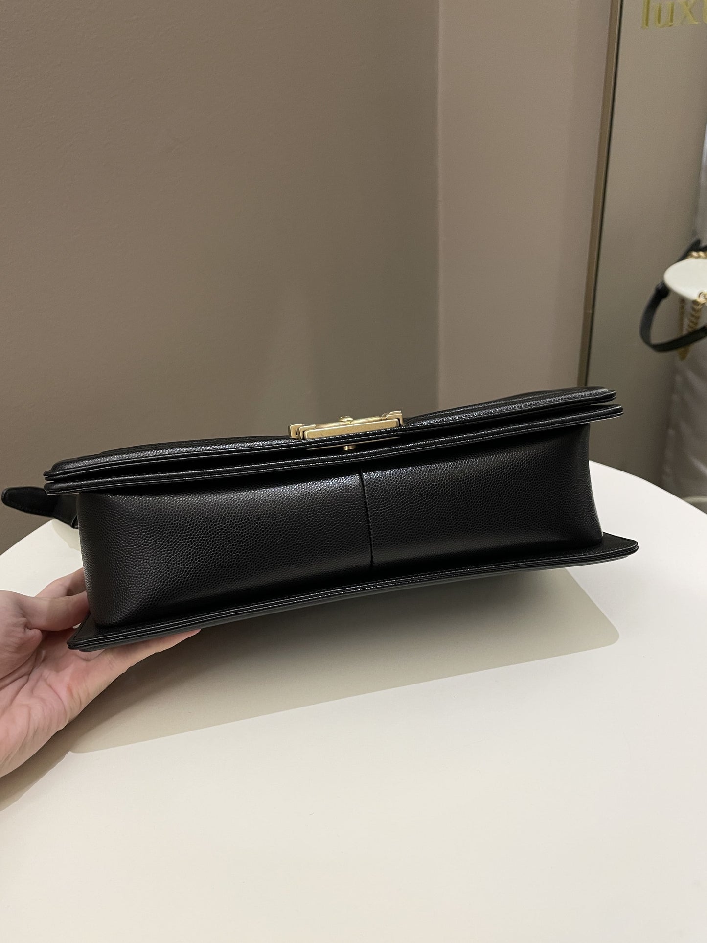 Chanel Quilted New Medium Boy Black Caviar