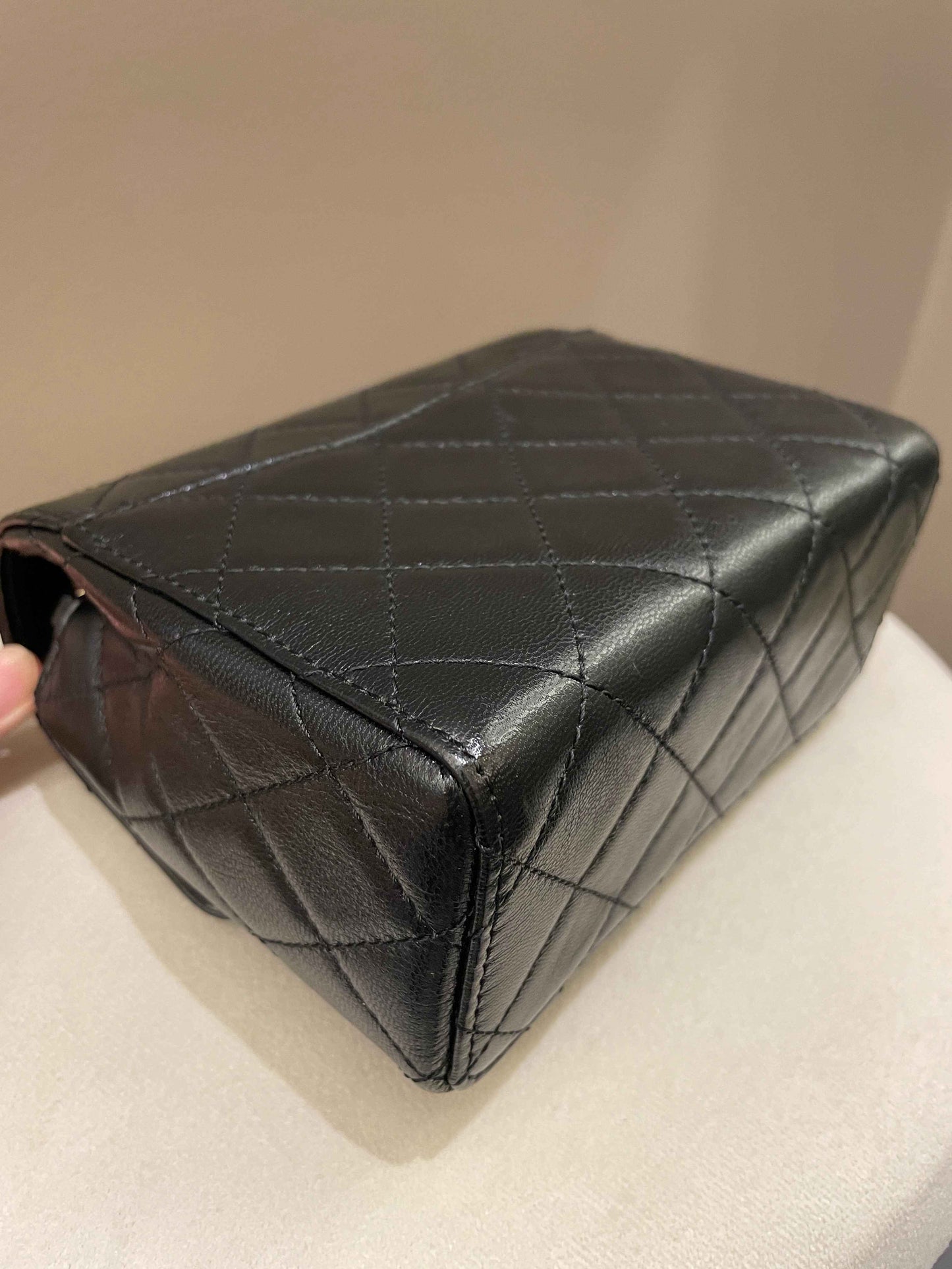 Chanel 22K Mini Square Flap Bag Black